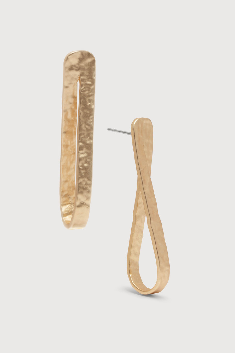 Textured Twisted Hoop Earrings for Women - Trendy Gold & Silver Fashion Jewelry - Perfect for Parties, Weddings & Everyday Wear