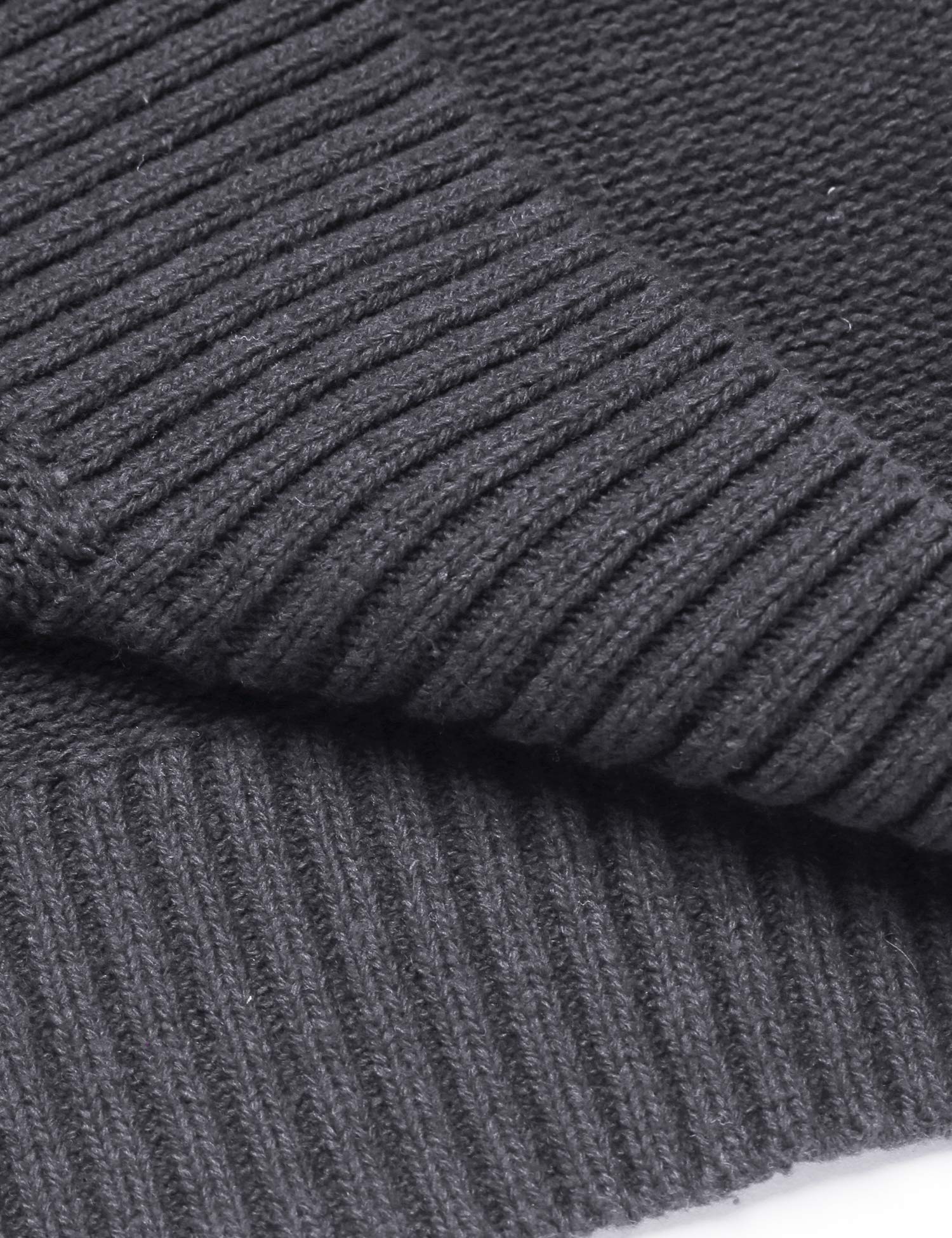 COOFANDY Men's V-Neck Cable Knit Sweater - Shawl Collar Relaxed Fit Pullover for Casual Wear & Winter Outfits