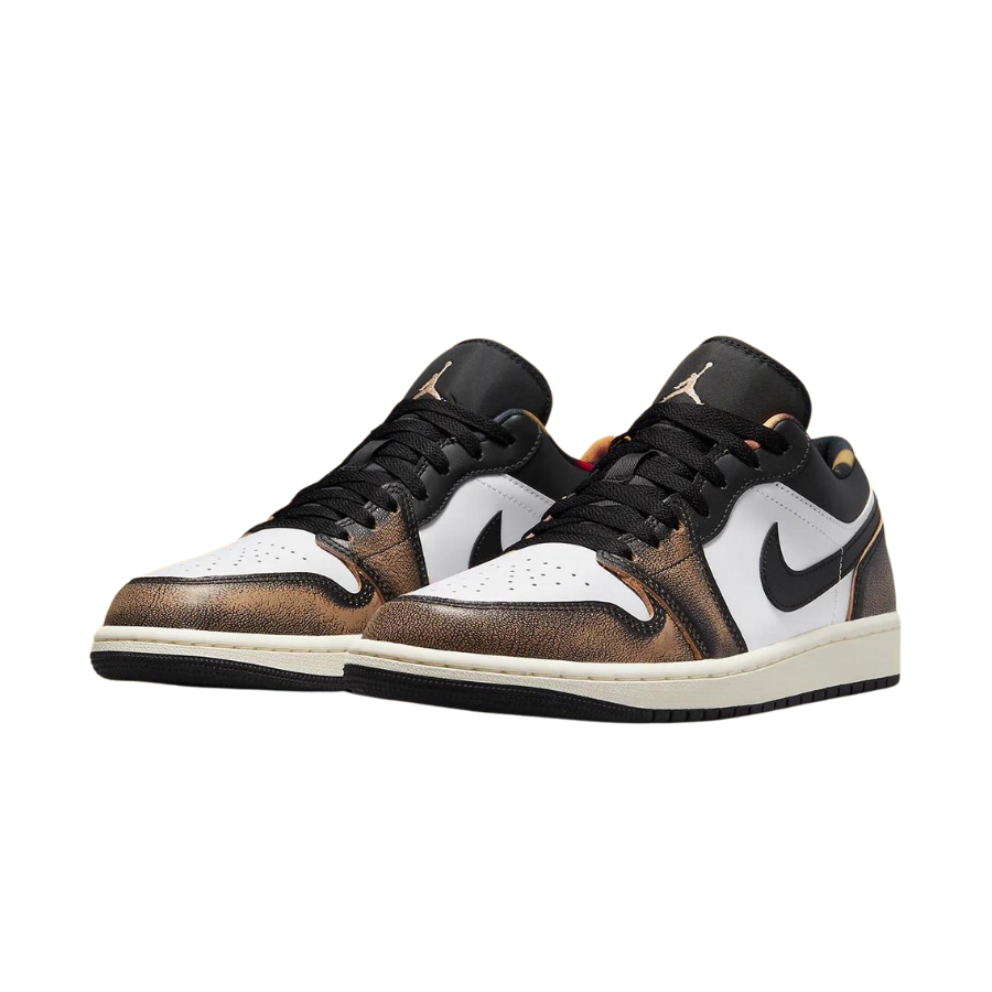 Air Jordan 1 Low SE Sneakers - Yellow Black White Onyx Sail Colorway | Basketball Shoes for Men & Women | Perfect for Streetwear & Casual Outfits