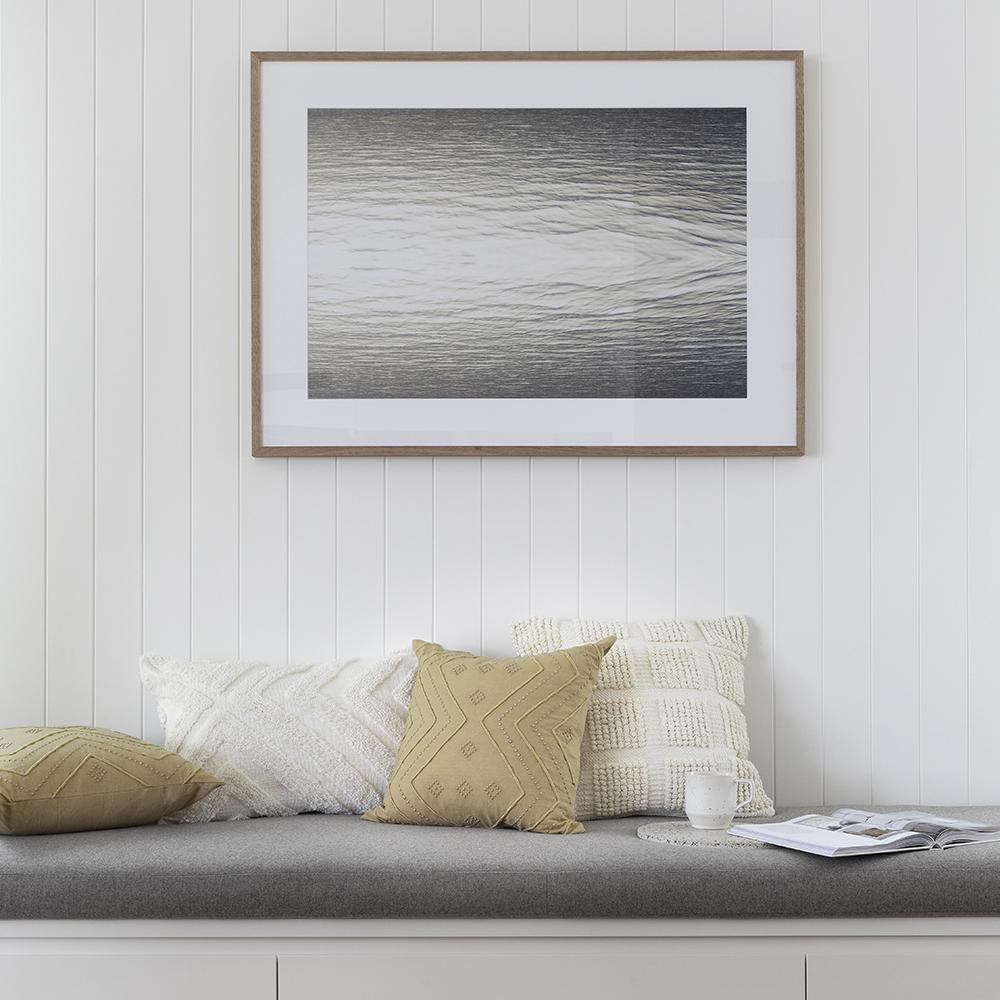 Premium Durack Cushion 45x45cm - Soft Flax Linen Cover by Bambury - Perfect for Sofa, Bed, Chair & Home Decor