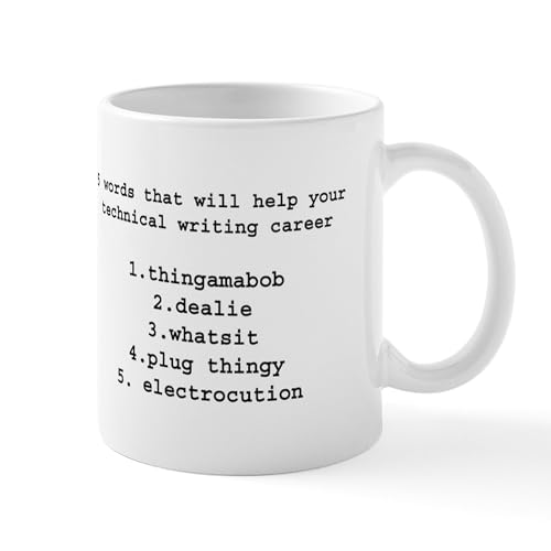 White - Technical Writers Mug