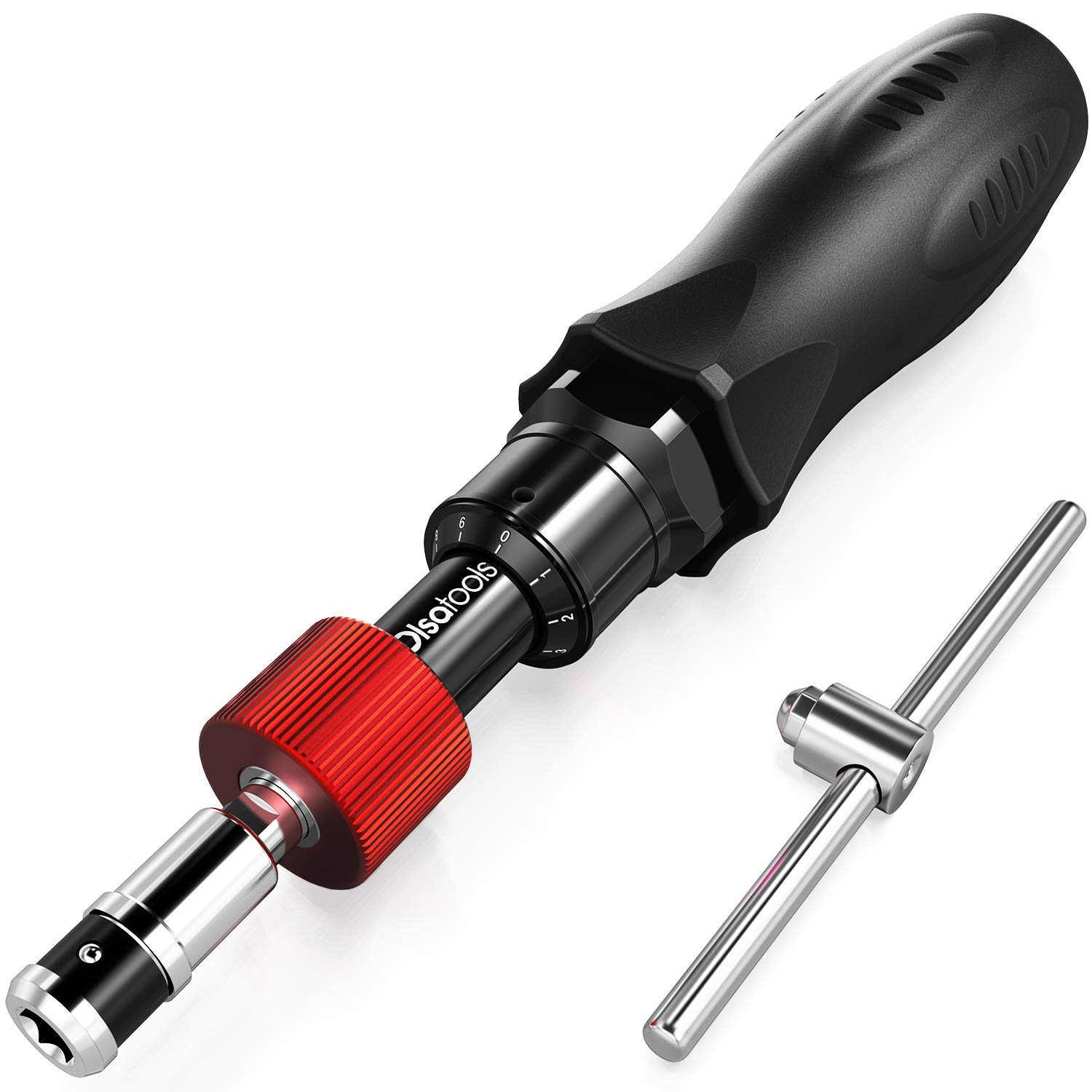 Olsa Tools Professional Torque Screwdriver Set (10-50 lb) - Precision Calibrated Limited Edition for Electronics, Bicycles & Automotive Repair | Perfect for DIY Projects and Professional Mechanics