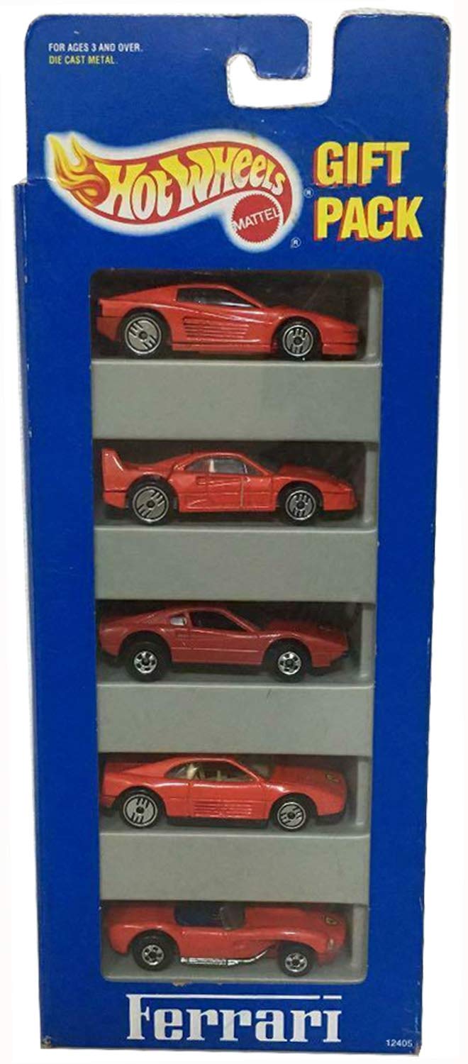 Hot Wheels Ferrari 5-Pack Die-Cast Toy Cars - Collectible 1:64 Scale Model Vehicles for Kids & Adults - Perfect for Play, Display & Racing Scenes