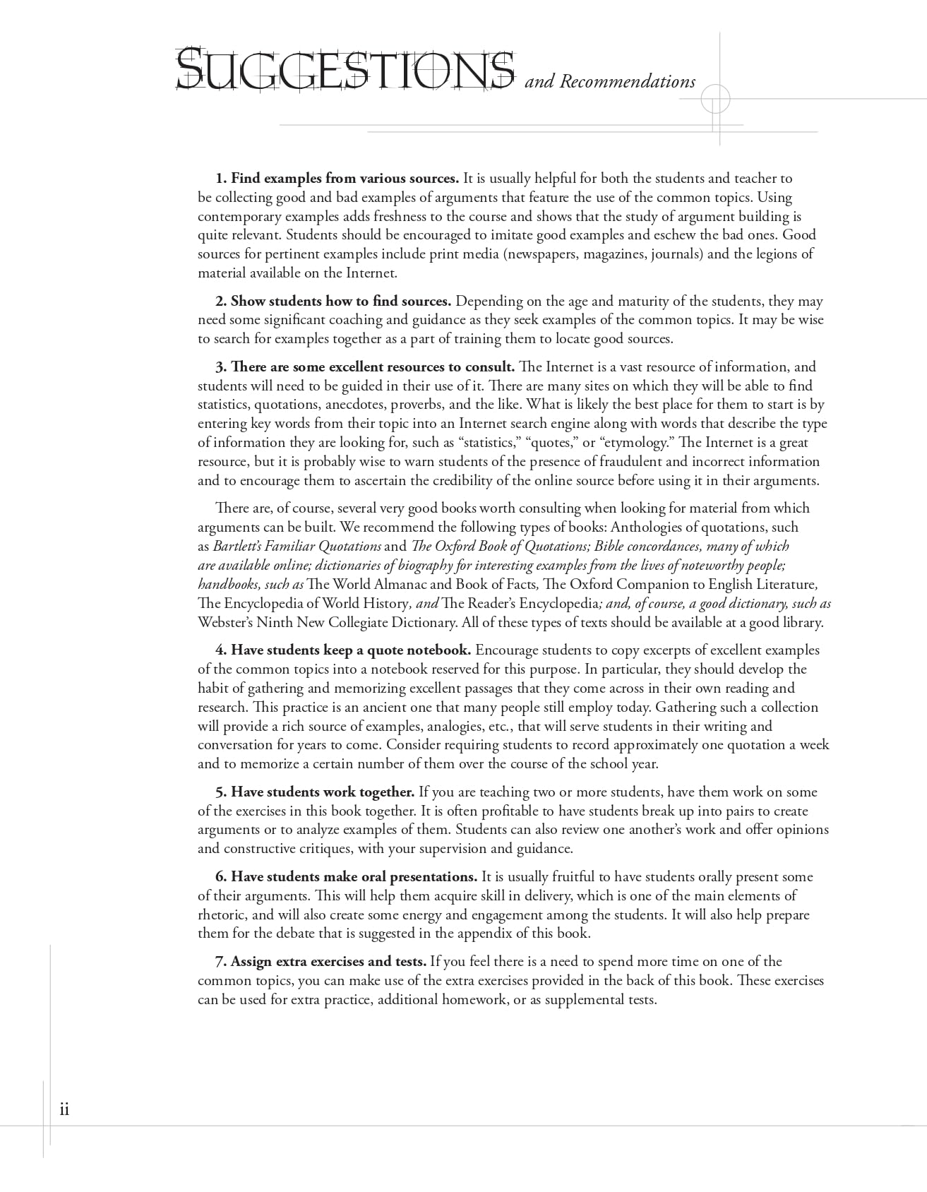 The Argument Builder Teacher's Edition - Classroom Debate Guide