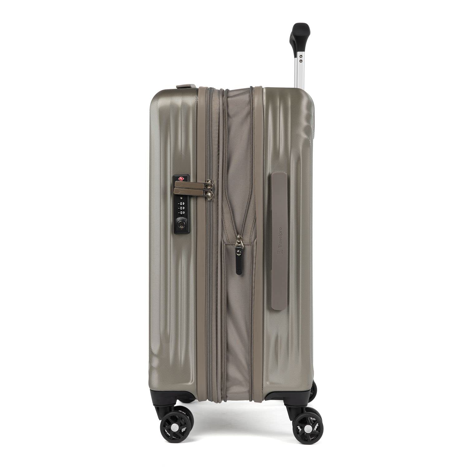 Travelpro Maxlite Air Hardside Expandable Carry On Luggage 21-Inch - Lightweight Polycarbonate Suitcase with 8 Spinner Wheels, Champagne Color - Perfect for Business Travel & Weekend Getaways
