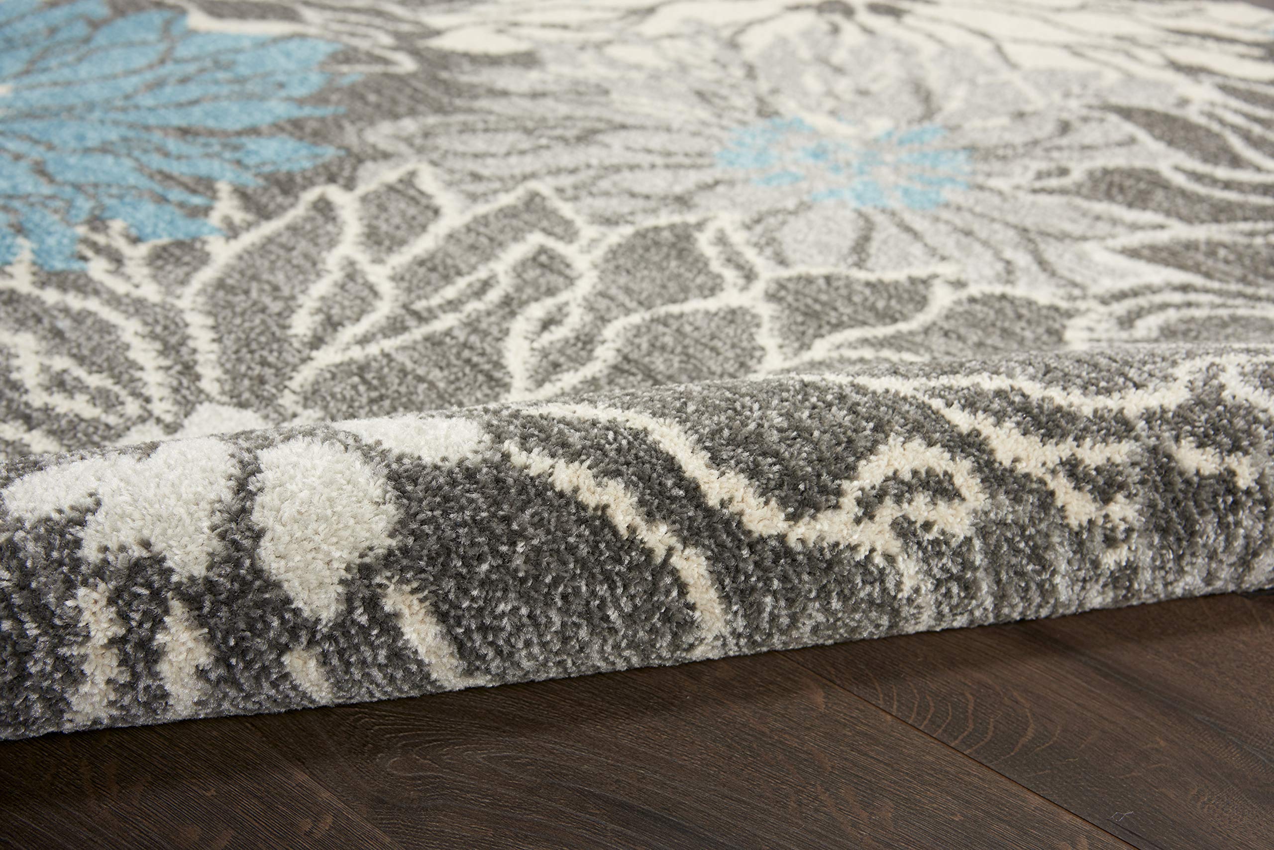 Nourison Passion Charcoal/Blue 6'7
