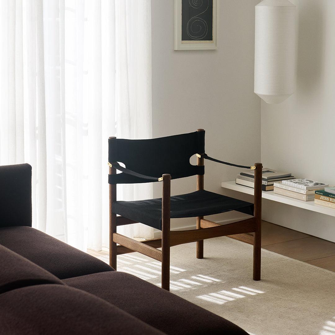Borge Mogensen Canvas 21 Chair | Mid-Century Modern Dining Chair | Fredericia Furniture | Perfect for Dining Room, Kitchen, or Office Workspace