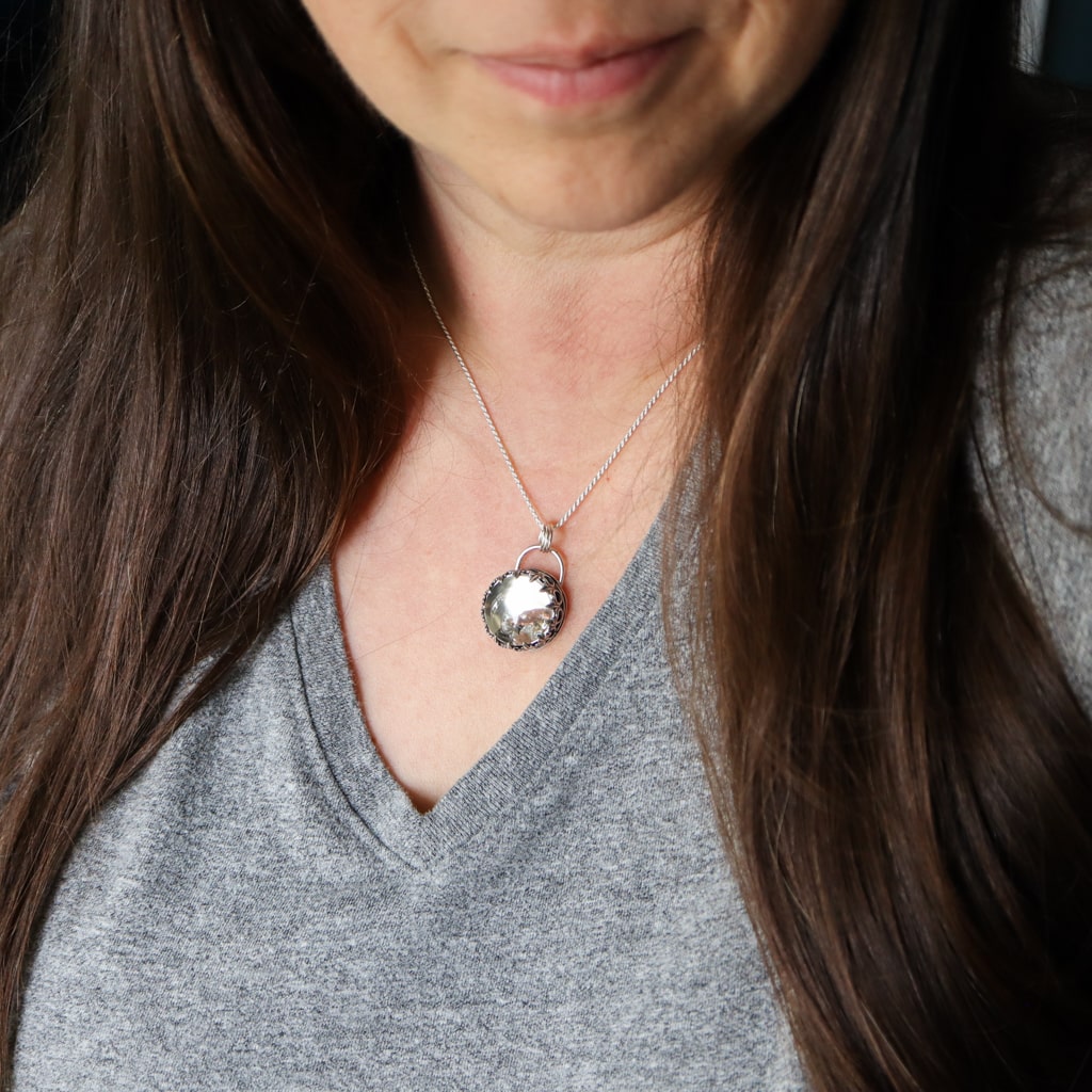 Handmade Foraging Mouse Pendant Necklace - Unique Animal Jewelry for Nature Lovers & Outdoor Enthusiasts | Perfect for Hiking, Camping & Wildlife Adventures