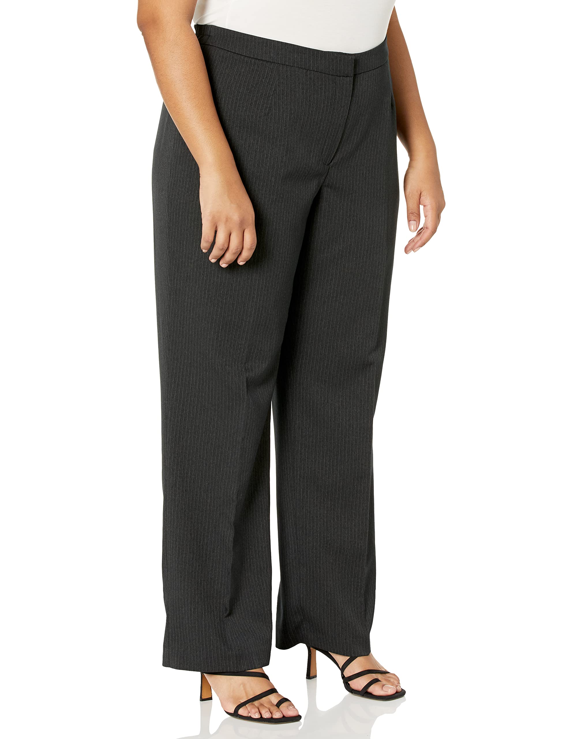 Plus Size Women's Jacket & Pant Suit Set - Professional Office Wear for Business Women - Perfect for Work, Interviews & Formal Events (Style 50041021-169)