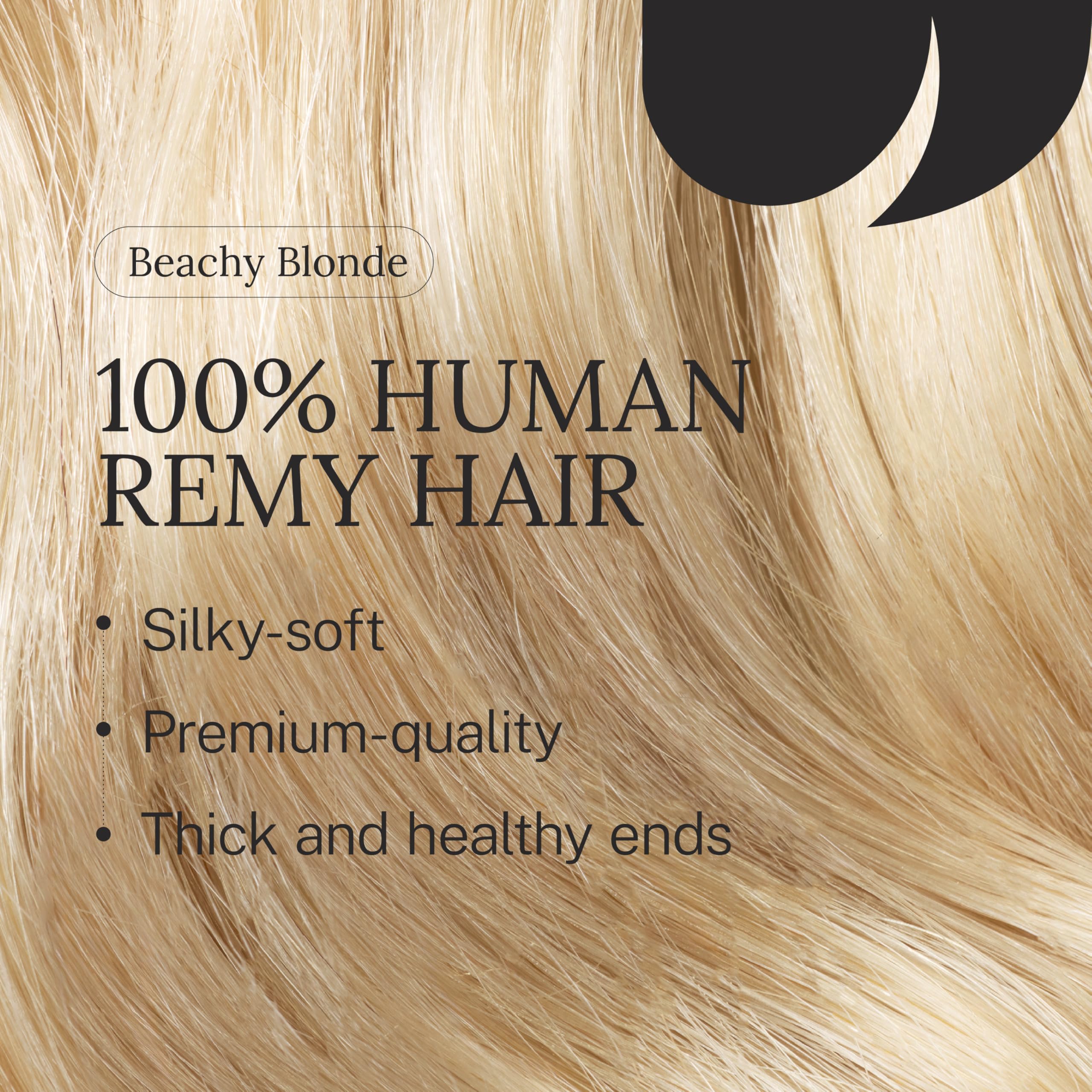 Zala Clip In Hair Extensions - 100% Remy Human Hair - Natural, Silky & Straight Discreet Clip in Extensions - Blend Easy into Natural Hair - 5 Piece Set, Beachy Blonde (125g / 26 inch) - Perfect for Parties, Weddings & Everyday Styling