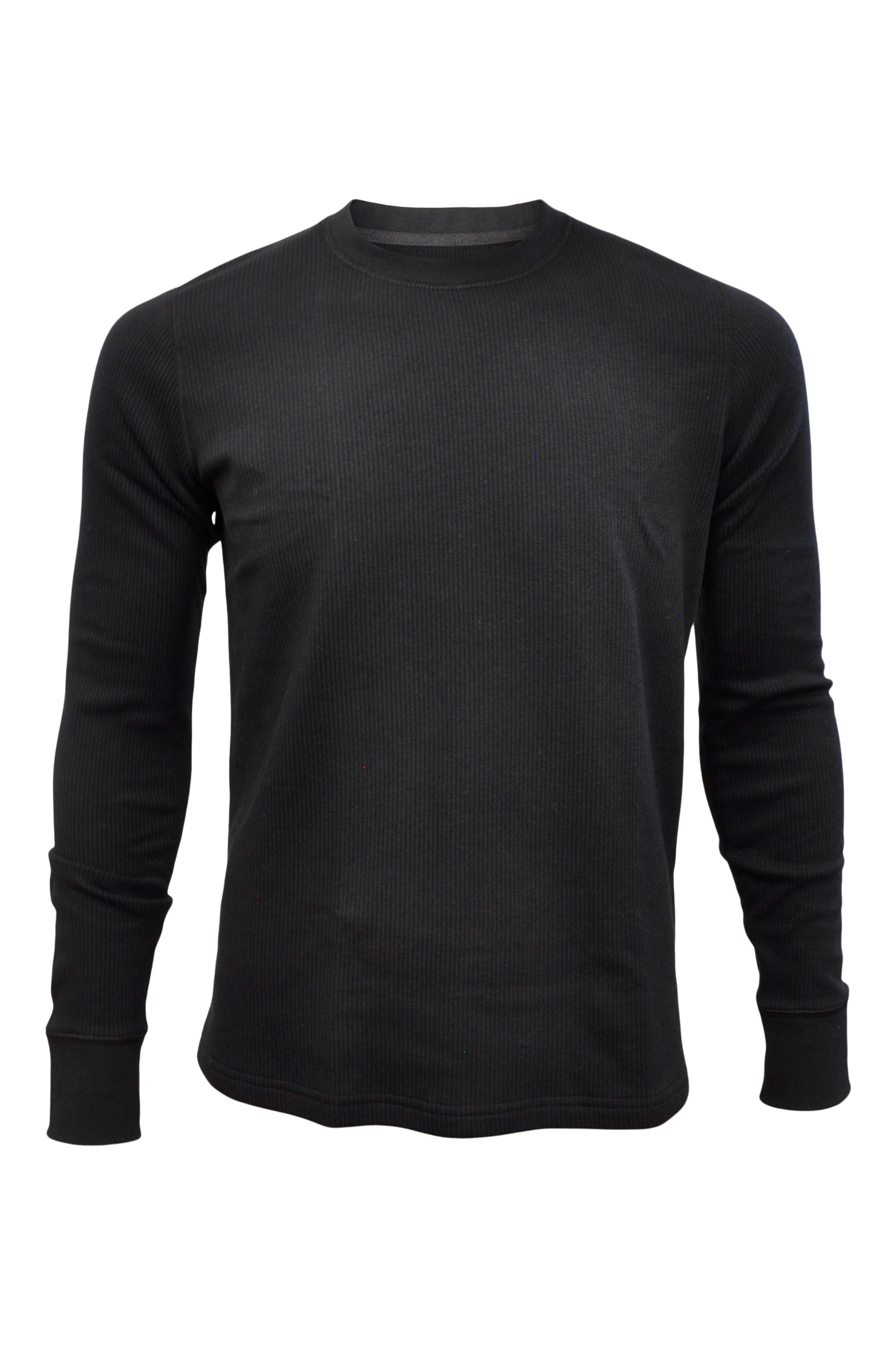 Men's THERMA RIB Thermal Crewneck Sweatshirt - Warm Winter Base Layer for Outdoor Activities & Casual Wear
