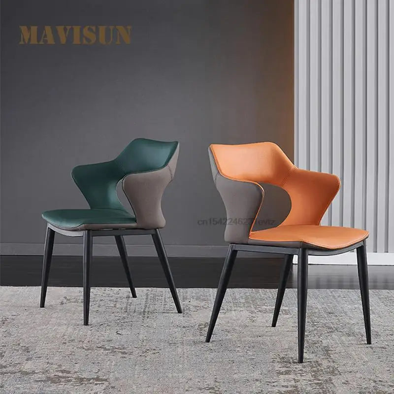 Comfortable Leisure Dining Chairs for Home, Restaurant & Outdoor - Ergonomic Design for Relaxing Meals & Gatherings