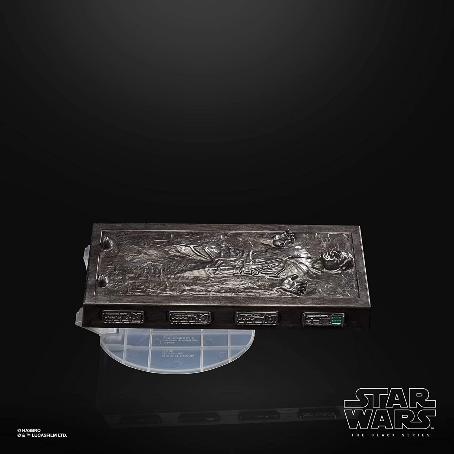 Star Wars The Black Series Han Solo Carbonite 6-Inch Action Figure - Empire Strikes Back 40th Anniversary Collectible Toy with Display Stand (Amazon Exclusive) | Perfect for Star Wars Fans, Collectors and Display in Home or Office