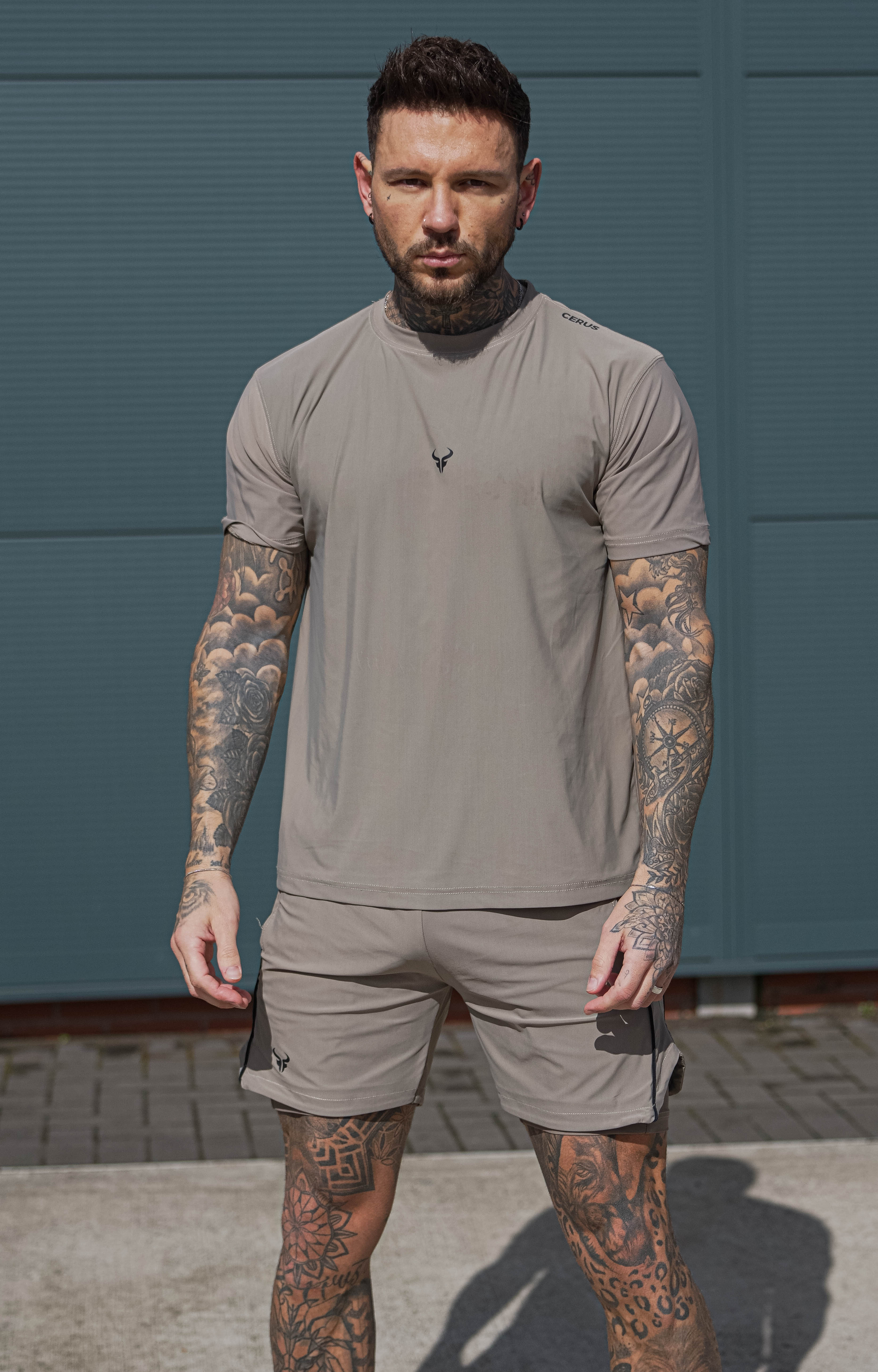 Cerus Biscuit Flex Men's T-Shirt - Comfortable & Stylish Casual Tee for Everyday Wear | Gym, Workout, Running, Outdoor Activities