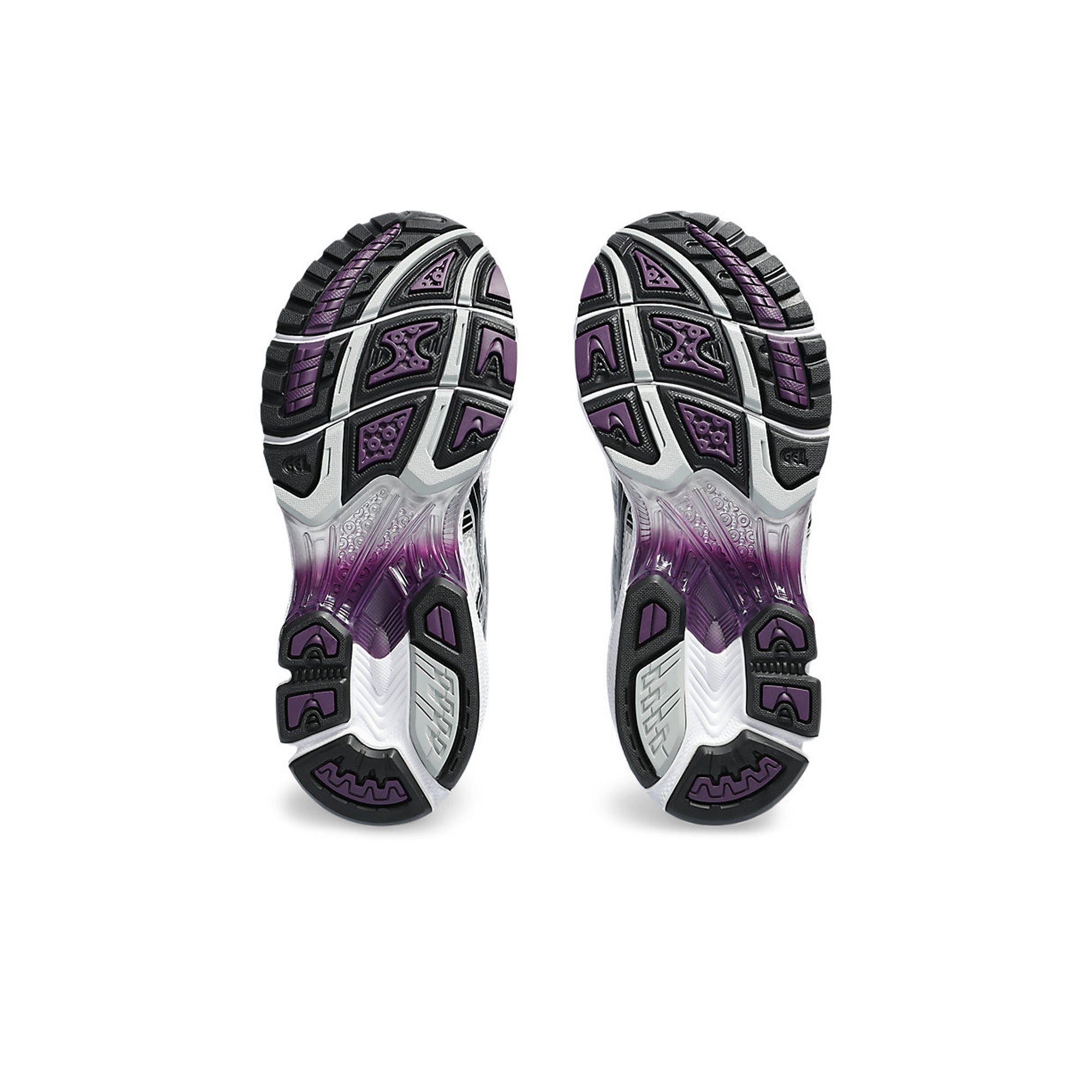 ASICS Gel Kayano 14 Women's Running Shoes - White & Dark Grape (2023) | Lightweight Cushioned Sneakers for Jogging, Gym Workouts & Everyday Wear