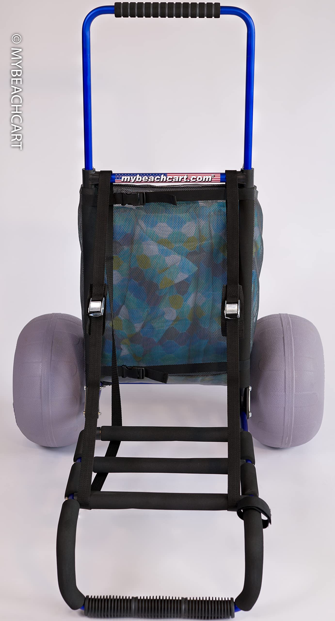 My Beach Cart® - Original Patented Rust-Free Aluminum Folding Beach Wagon with 13