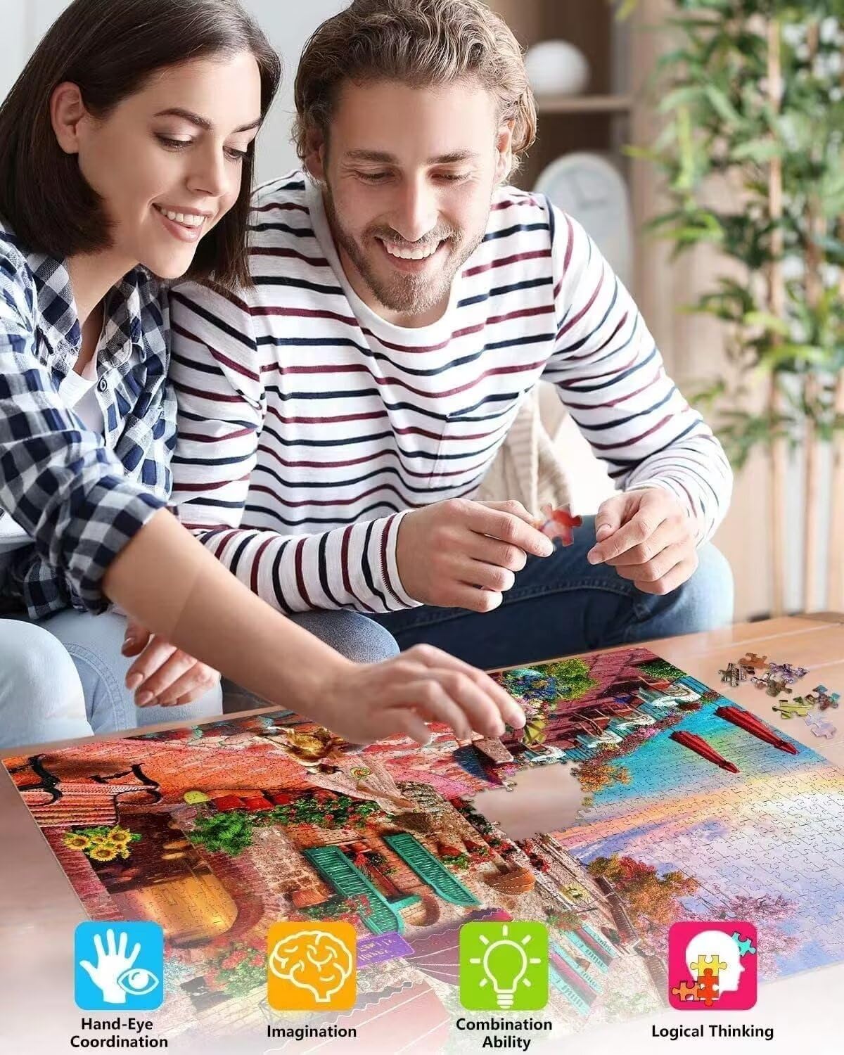 2000 Piece Wooden Jigsaw Puzzle - Lord of The Rings Themed, Educational Puzzle Toy for Adults & Kids (100x70cm) | Perfect for Family Game Nights, Stress Relief & Home Decor