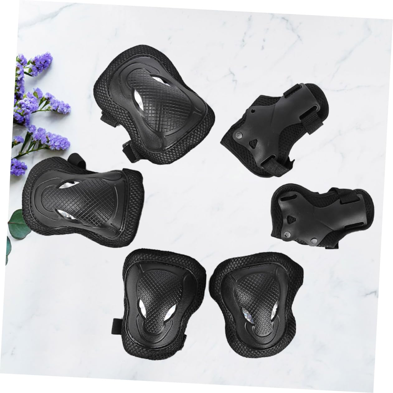 BESPORTBLE 6-Pack Adult & Kids Protective Elbow Pads for Skateboarding, Cycling, Football & Outdoor Sports - Durable Safety Gear for Riding, Skating & Biking