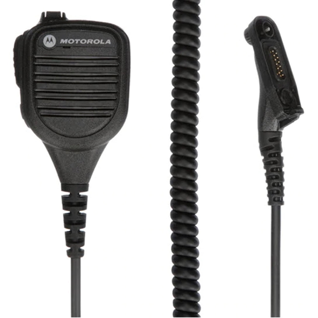 Motorola PMMN4065AL Remote Speaker Microphone - Two-Way Radio Accessory for Clear Communication | Ideal for Security, Construction & Outdoor Adventures