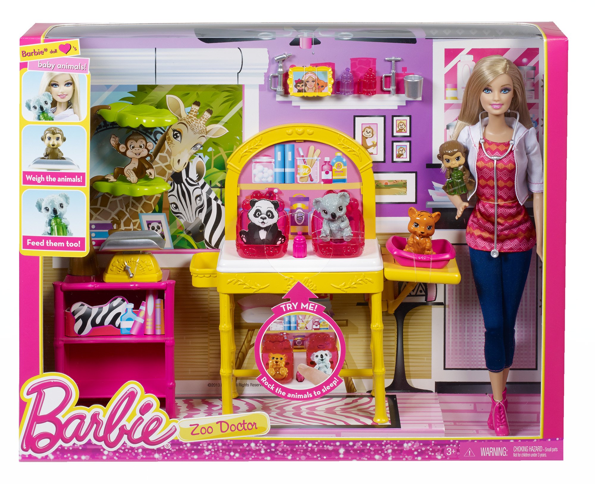 Barbie Careers Zookeeper Doll Playset with Animal Figures - Interactive Educational Toy for Kids | Perfect for Imaginative Play, Birthday Gifts & Role-Playing Scenarios