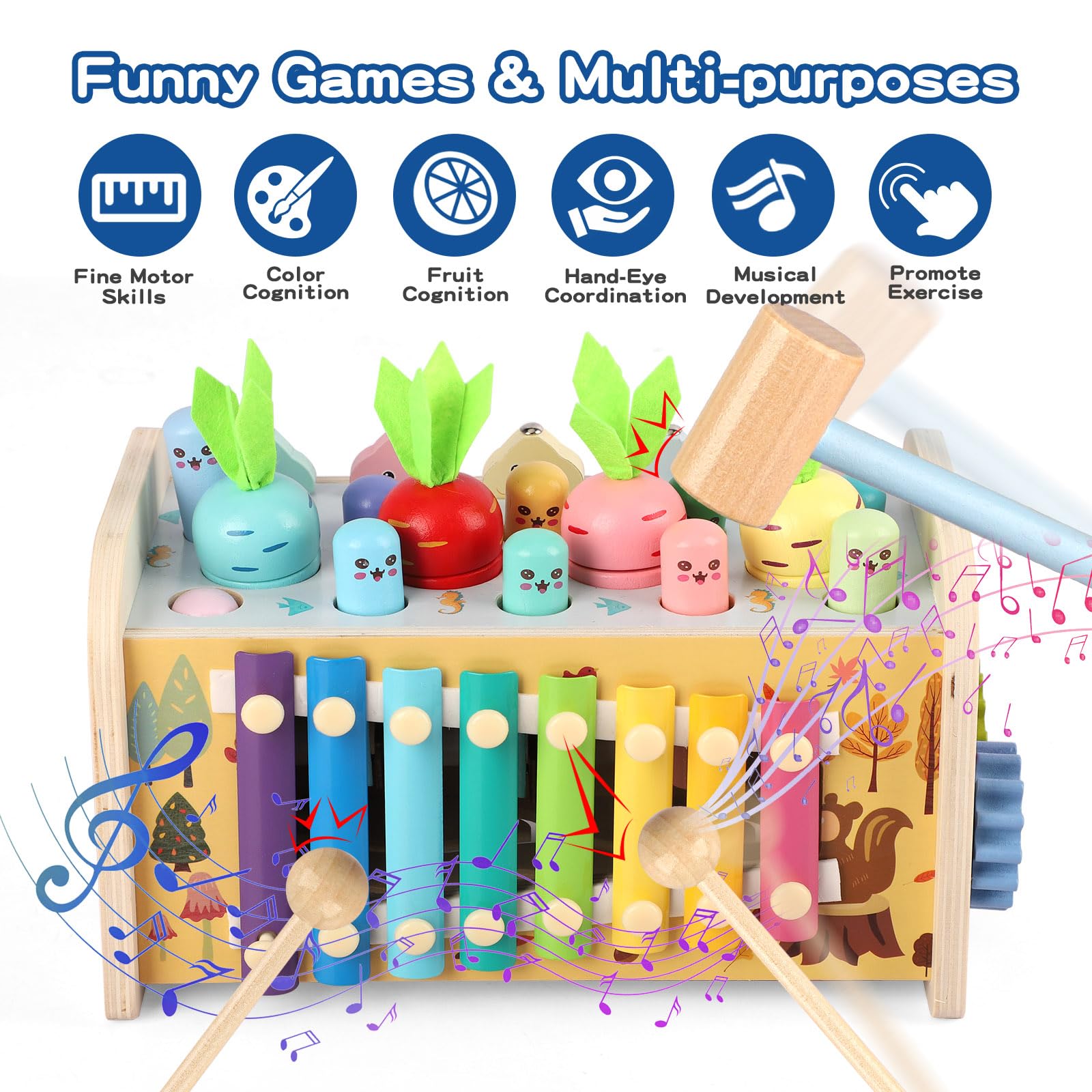 Best Hammering Pounding Toy & Interactive Robot Dog - STEM Learning Gift for Toddlers & Kids | Fun Educational Toy for Early Childhood Development & Pretend Play