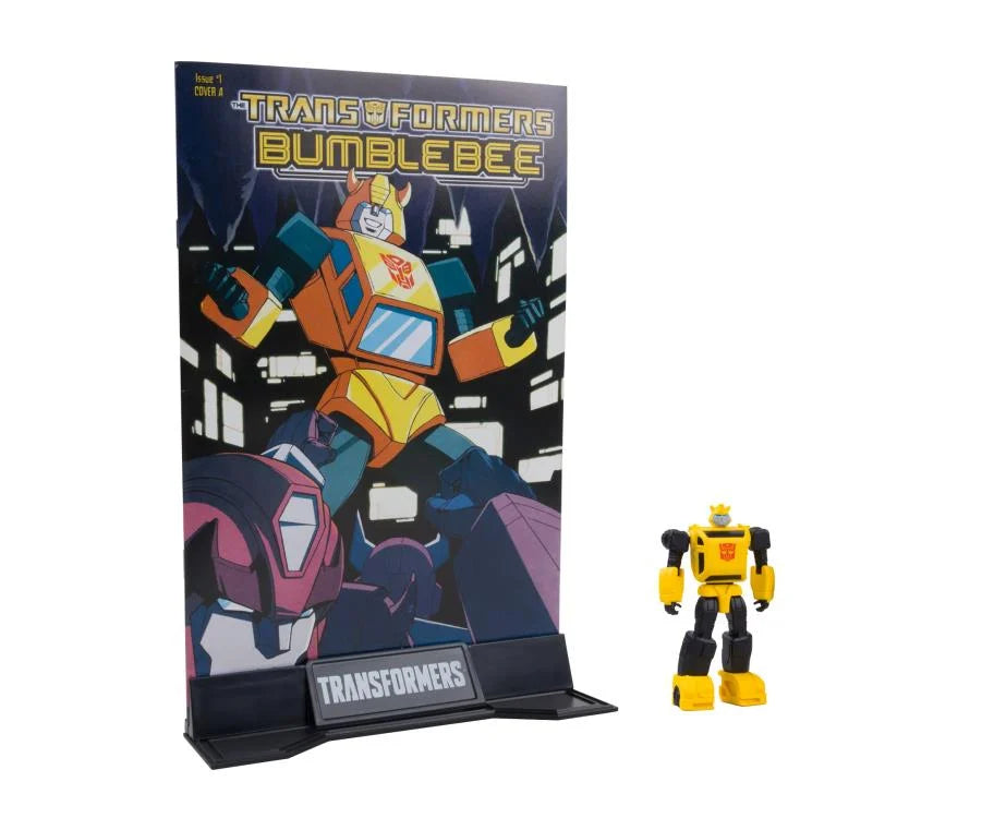 Transformers Page Punchers Action Figures - Bumblebee & Wheeljack 2-Pack with Exclusive Comic Book | Collectible Robot Toys for Kids & Adults | Perfect for Display, Play & Comic Book Collections