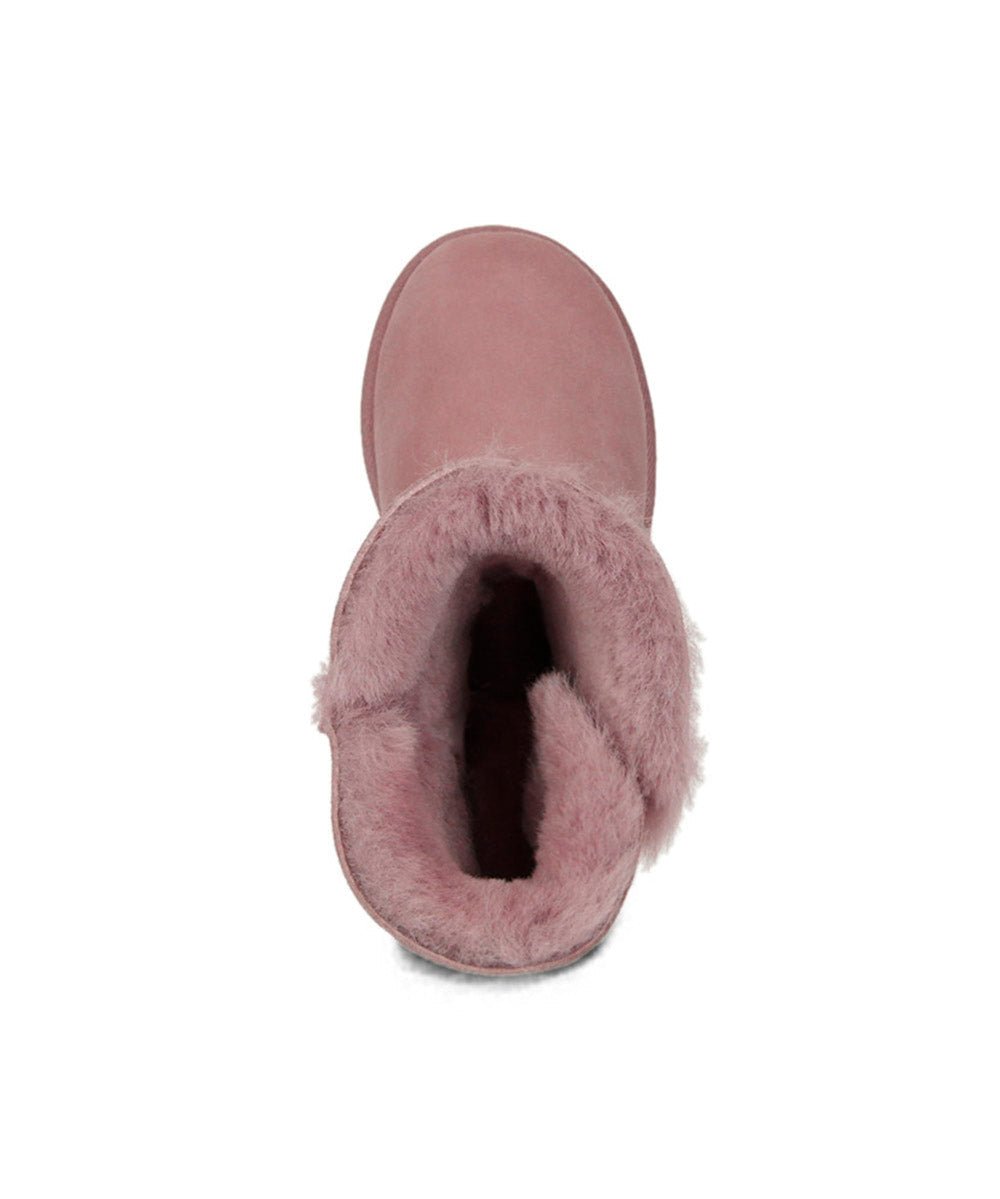 Premium UGG Mini Button Boots for Men - Cozy Winter Boots with Stylish Buttons - Perfect for Cold Weather, Snow Days & Casual Outings