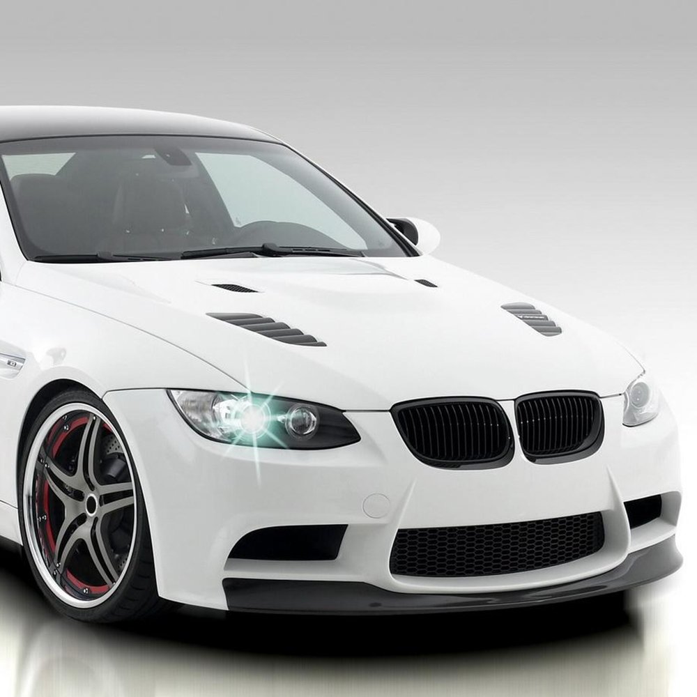 Black Euro Sport Front Bumper Hood Kidney Grille for 2002-2005 BMW E46 320i 325i 330i Sedan (4-Door) - Replacement Grille Upgrade for Enhanced Style & Performance - Perfect for Car Enthusiasts & DIY Auto Modifications