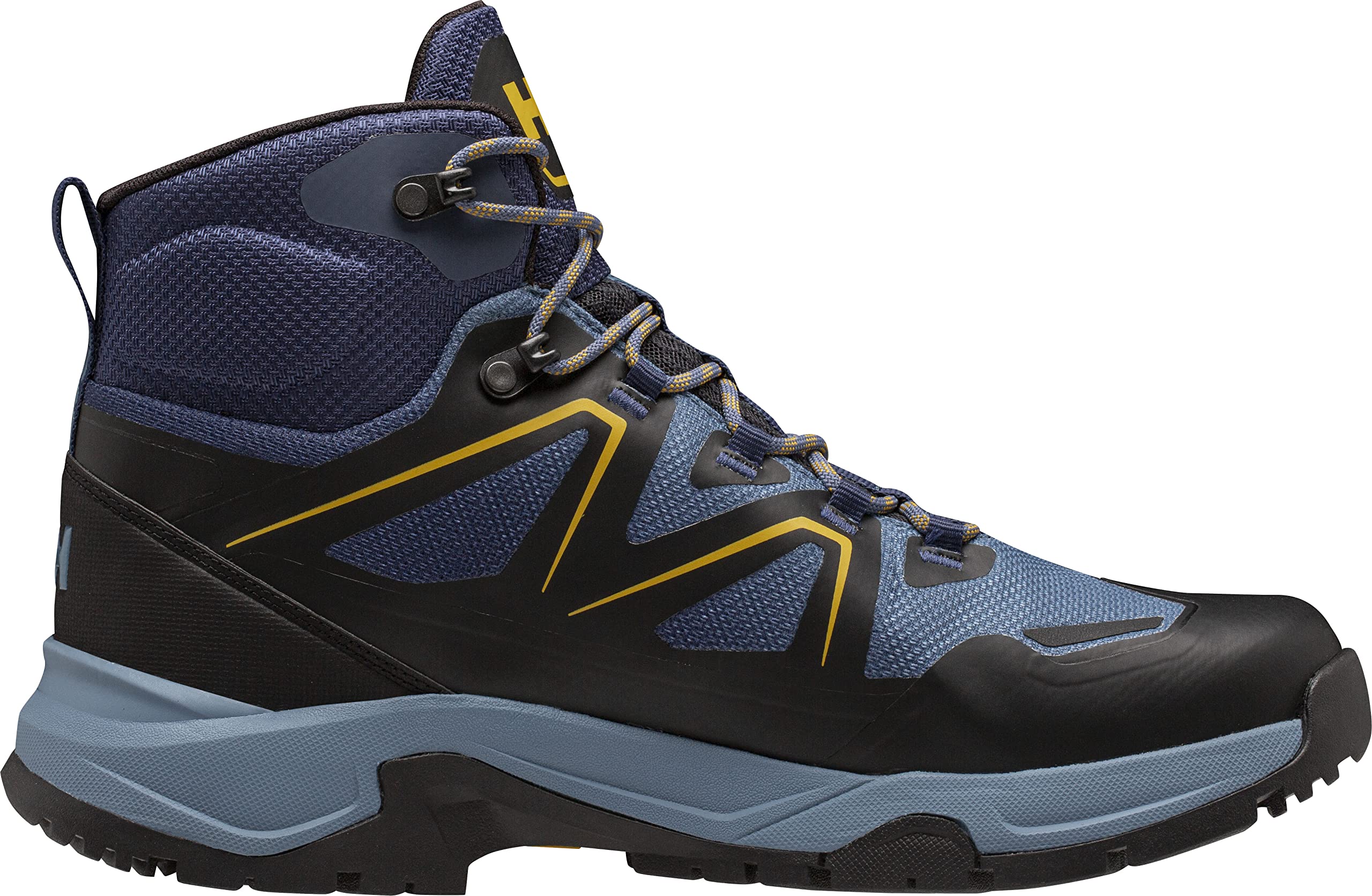 Helly-Hansen Men's Cascade Mid Waterproof Hiking Boots - Lightweight & Breathable Helly-Tech Outdoor Shoes for Trail Walking, Camping & Mountain Trekking