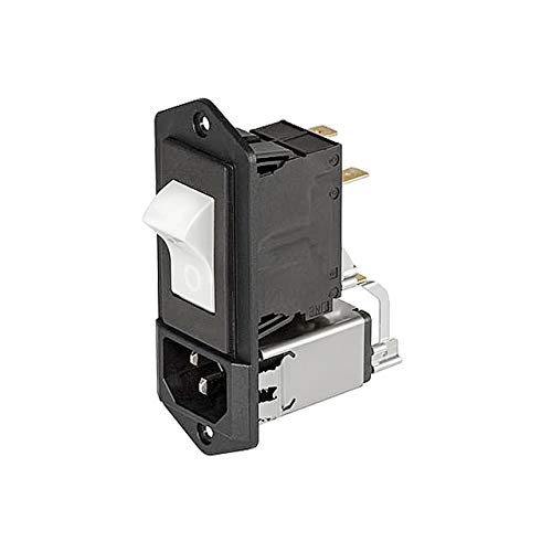 15A Power Entry Module with Plug - 5145.0885.811 | IEC320 C14 Connector for Servers, Racks & Industrial Equipment
