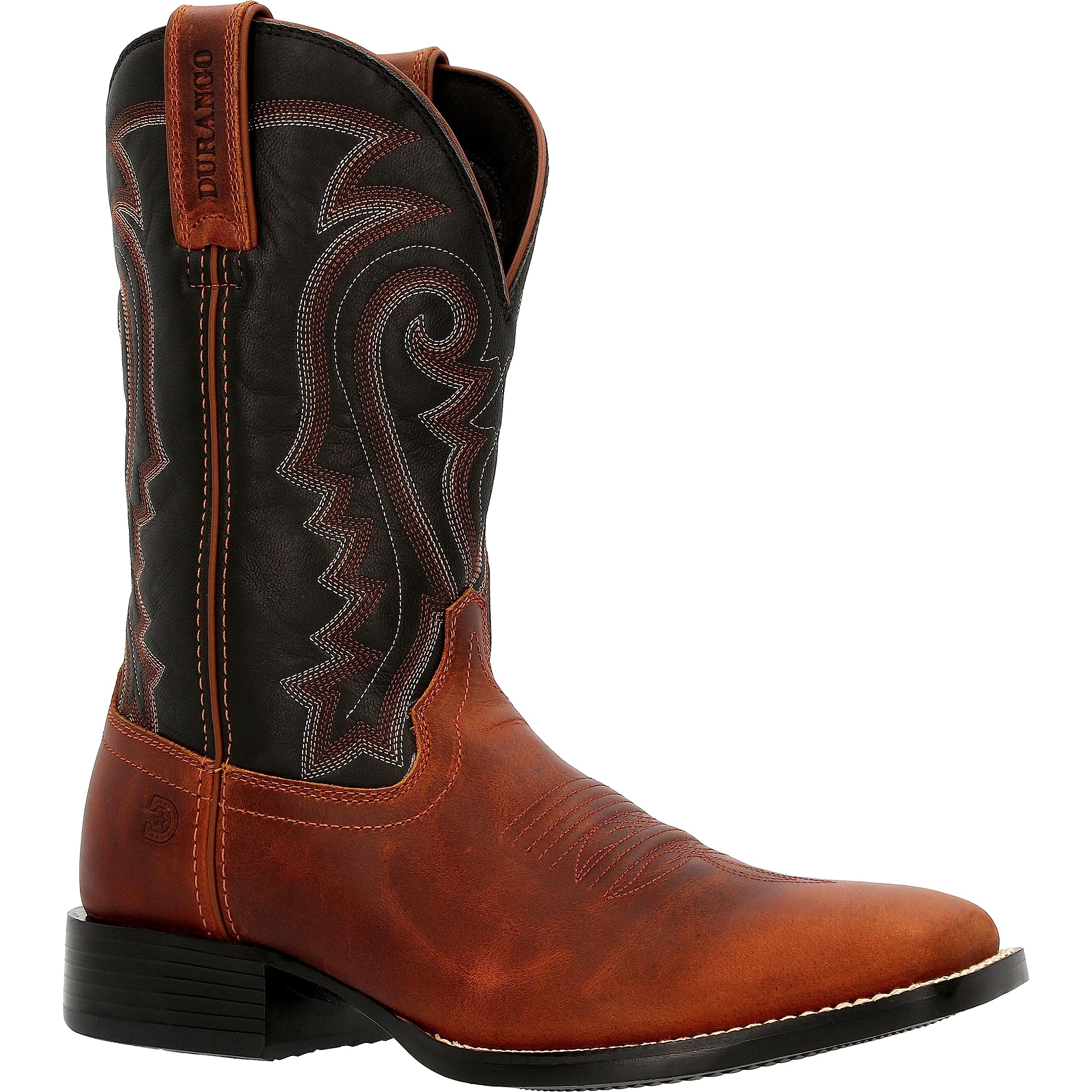 Durango Men's Westward Western Boot - Genuine Leather Cowboy Boots for Men, Comfortable Riding & Work Boots with Cushioned Insole - Perfect for Rodeo, Ranch Work & Country Style Fashion