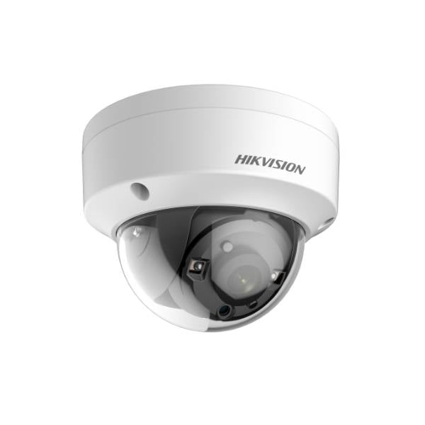 2MP DS-2CE56D8T-VPITE Ultra Low Light Dome Security Camera with 20m IR Night Vision, Power over Coax, Vandal Proof - Ideal for Home, Office & Outdoor Surveillance