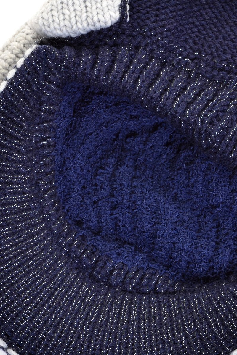 Women's Winter Visor Beanie Hat - Soft Wool Blend Lined Crochet Knit Cap for Cold Weather - Perfect for Skiing, Snowboarding & Outdoor Activities