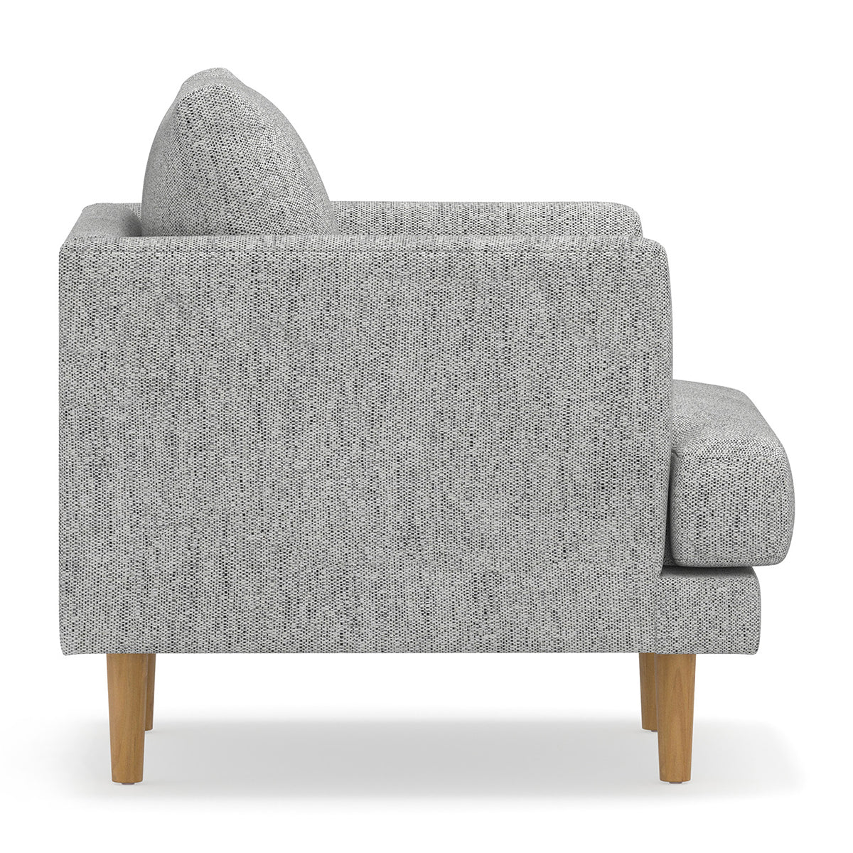 Jaspa Linen Armchair - Modern Comfortable Lounge Chair for Living Room, Bedroom & Office - Perfect for Relaxing, Reading & Home Decor