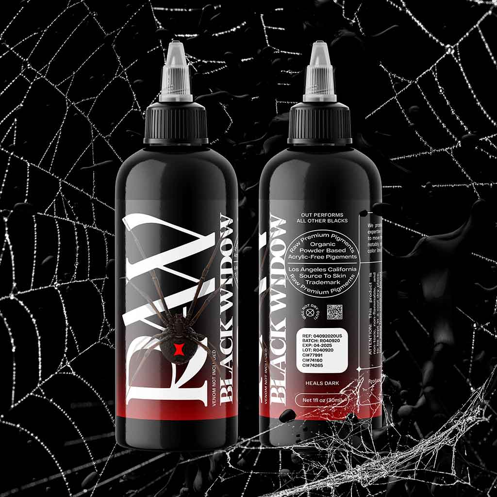 Black Widow RAW Pigment - High-Quality Professional Makeup Eyeshadow for Cosplay & Halloween - Perfect for Artists, SFX, and Theatrical Makeup