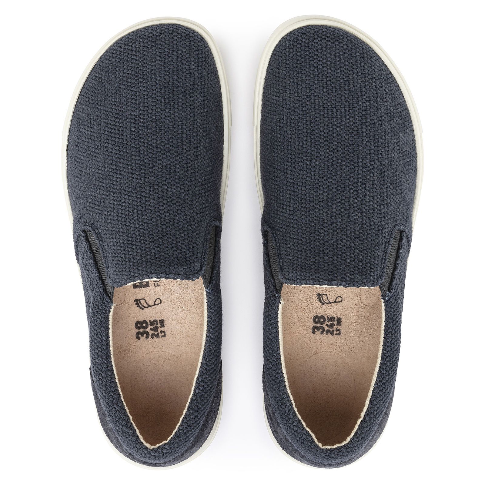 Birkenstock Oswego Women's Canvas & Suede Sandals - Comfortable Slip-On Shoes for Casual Wear, Walking, and Outdoor Activities