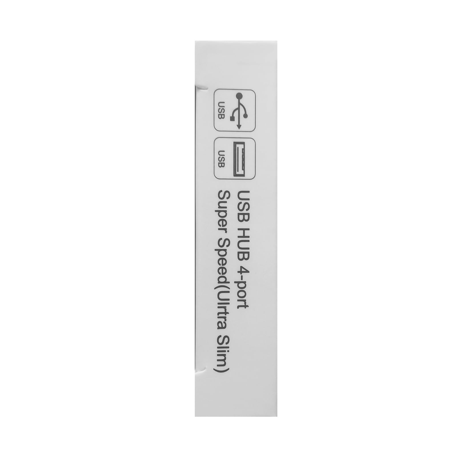 4-Port USB 3.0 Hub Ultra Slim - High Speed Data Hub & Splitter for MacBook, PC, Laptop - USB Extension Adapter for Flash Drives, External HDD | Perfect for Home Office, Gaming & Travel Accessories