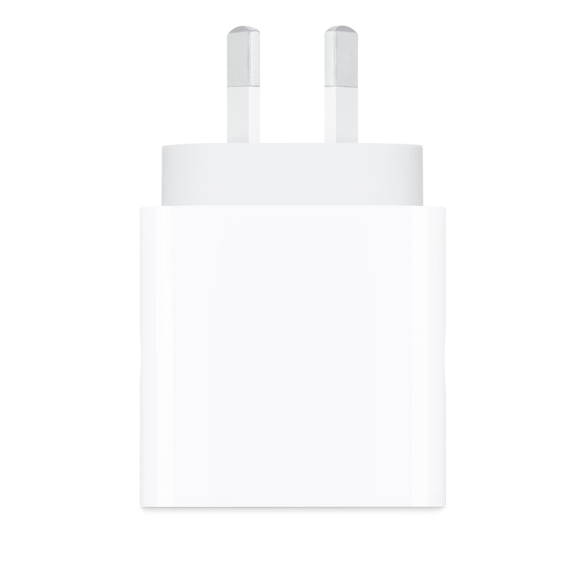 Original Apple 20W USB-C Power Adapter Fast Charger for iPhone 14/13/12/11/XR/XS/X/8, iPad Pro/Air/Mini - Compact & Portable Wall Charger for Home, Office & Travel