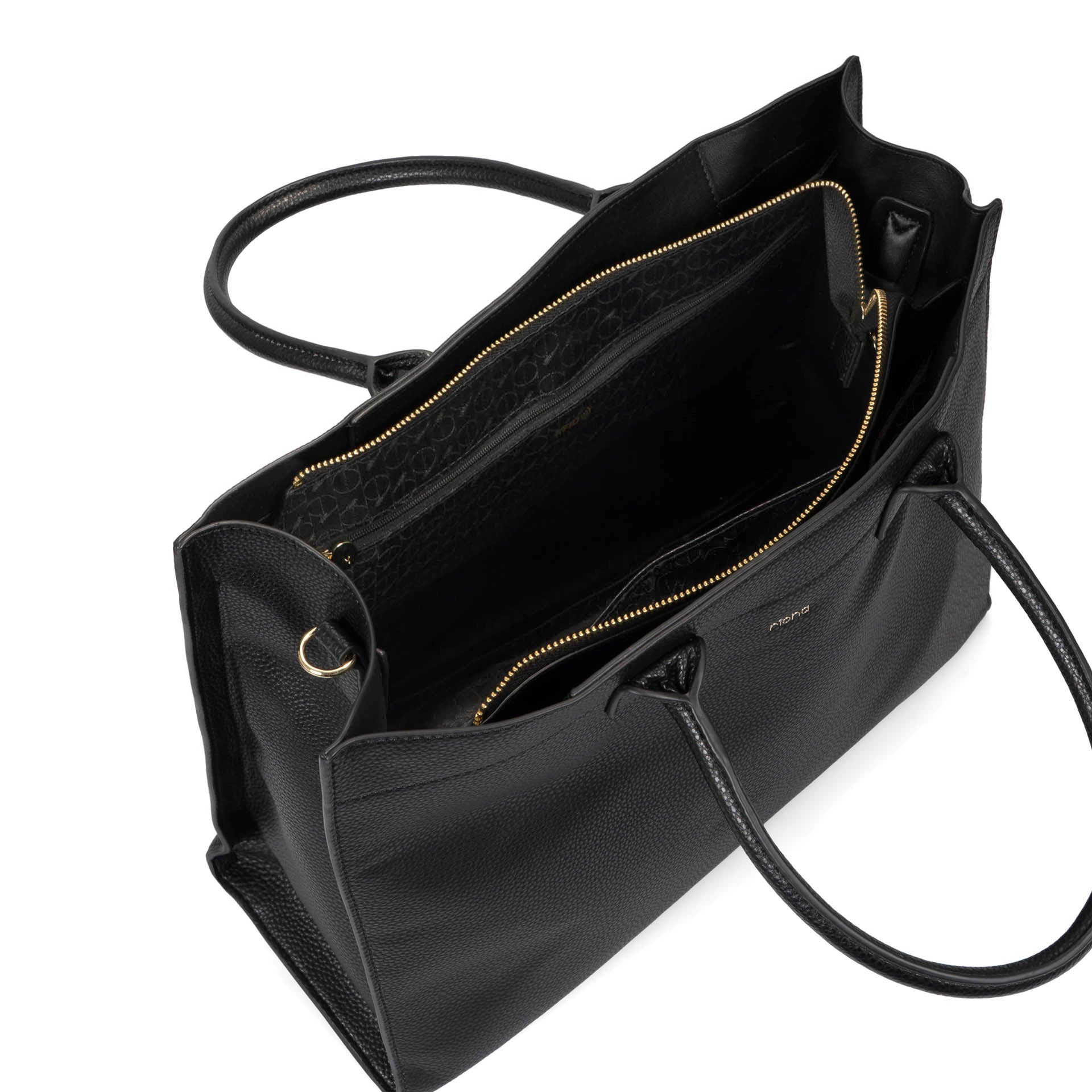 Riona Regina RFID Blocking Large Tote Bag - Pebbled Leather Women's Handbag for Work, Travel & Everyday Use