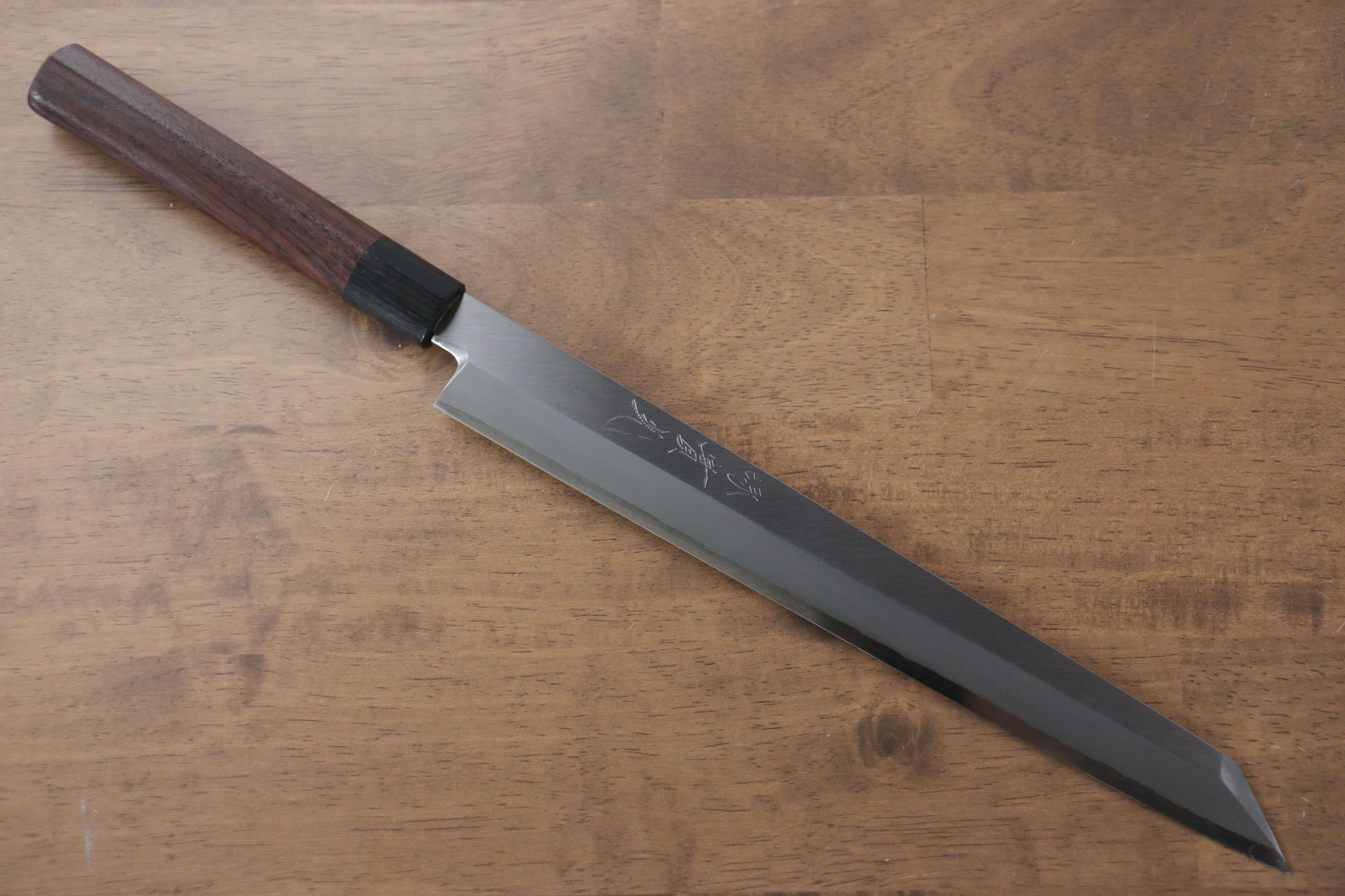 Premium Jikko Silver Steel No.3 Kiritsuke Yanagiba 270mm - Japanese Chef Knife with Shitan Handle for Sushi, Sashimi & Precision Cutting - Perfect for Professional Chefs & Home Cooking Enthusiasts