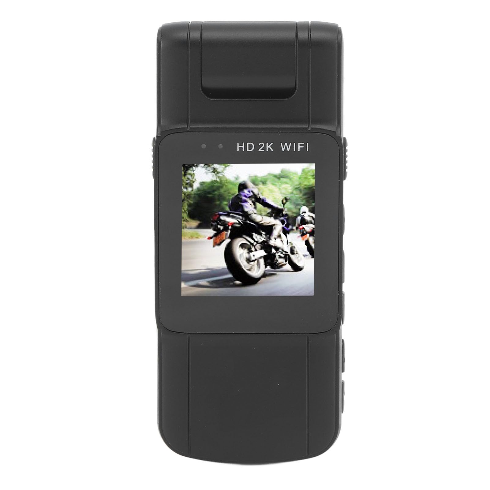 2K Ultra HD Body Camera with 180° Rotatable Lens, Night Vision & Motion Detection - Handheld Sports Video Recorder for Outdoor Activities, Police Duty, Security Monitoring & Adventure Vlogging