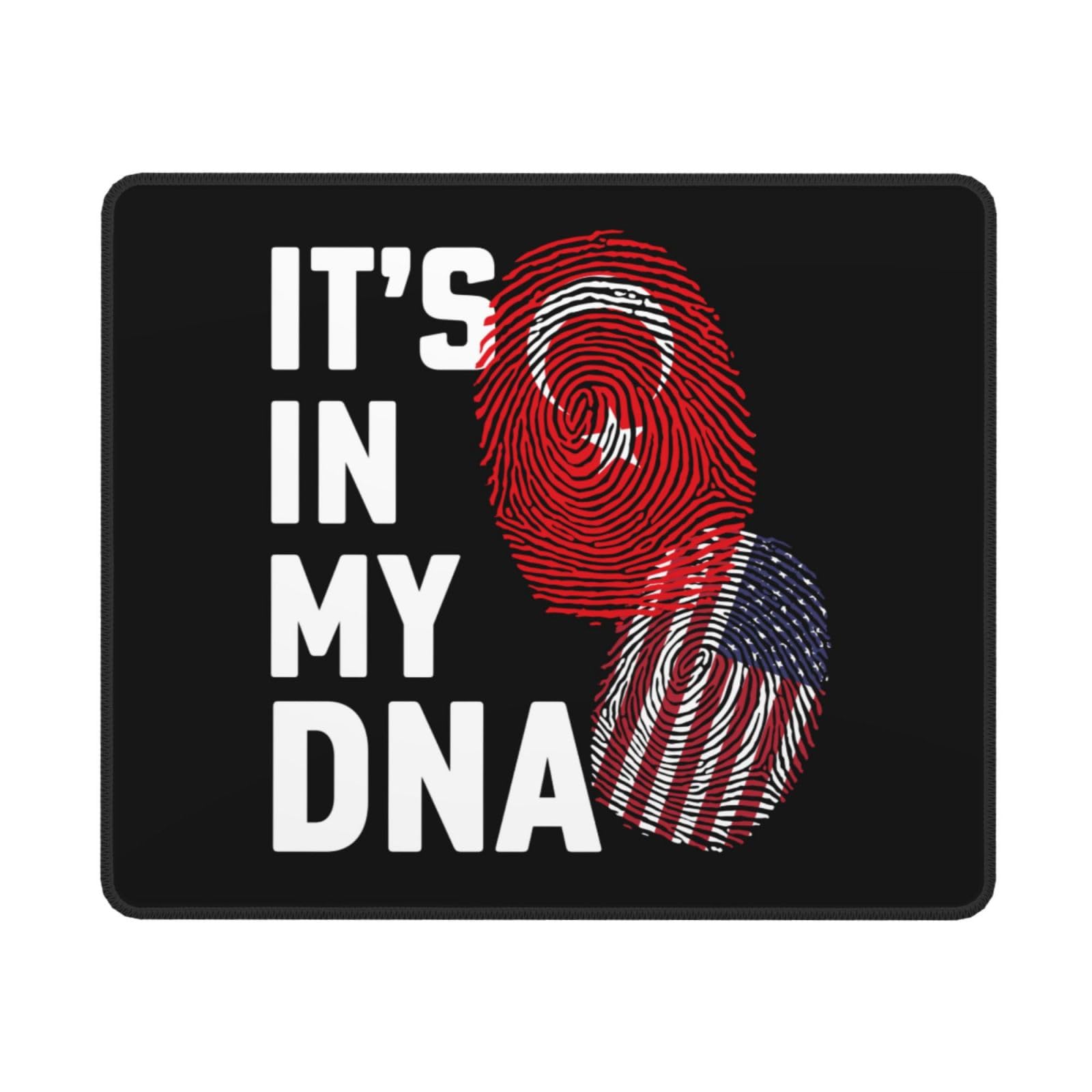 Premium 10x12 Inch Turkey DNA Themed Mouse Pad - Non-Slip Rubber Base for Office & Laptop Use - Perfect for Work, Gaming & Home Computing