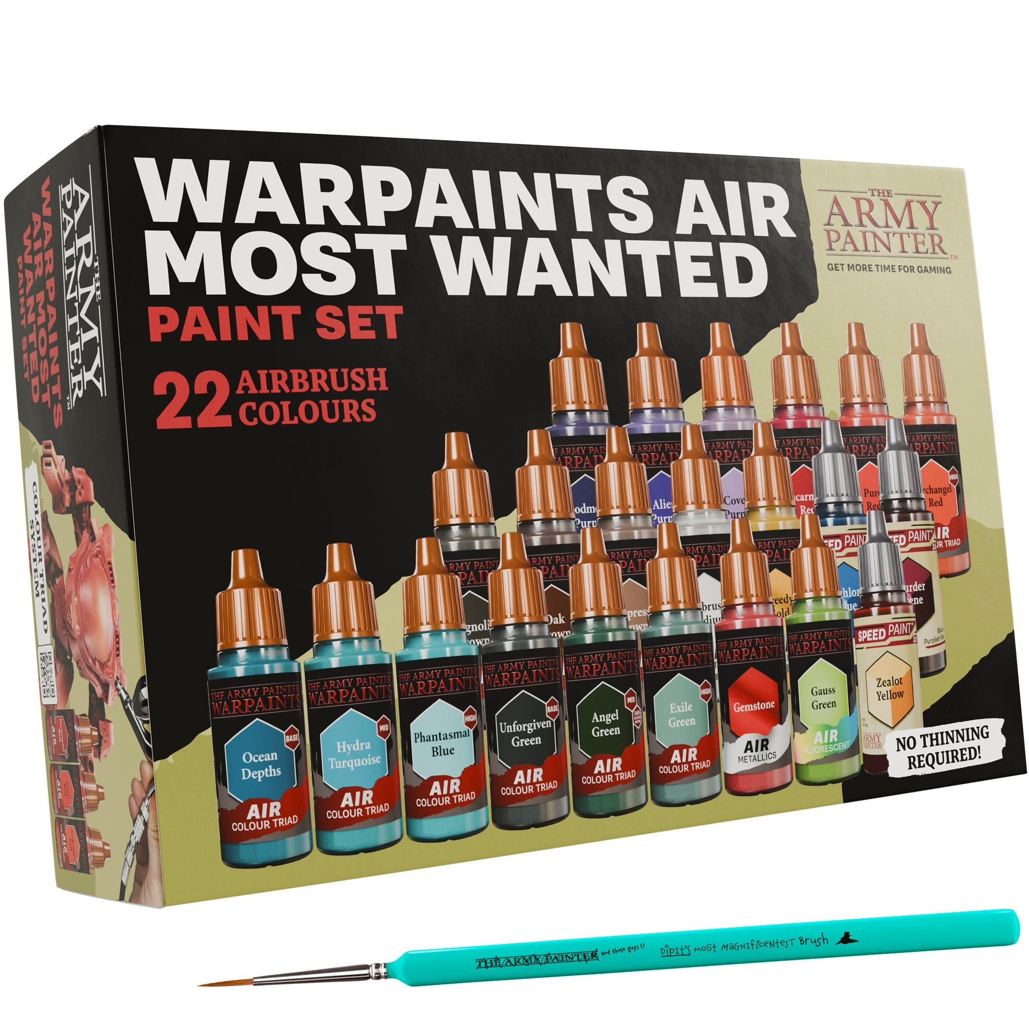 Warpaints Air Most Wanted Set Combo - Professional Makeup Kit for Cosplay, Halloween & Special Effects - Perfect for Artists, Costume Parties & Theatrical Performances