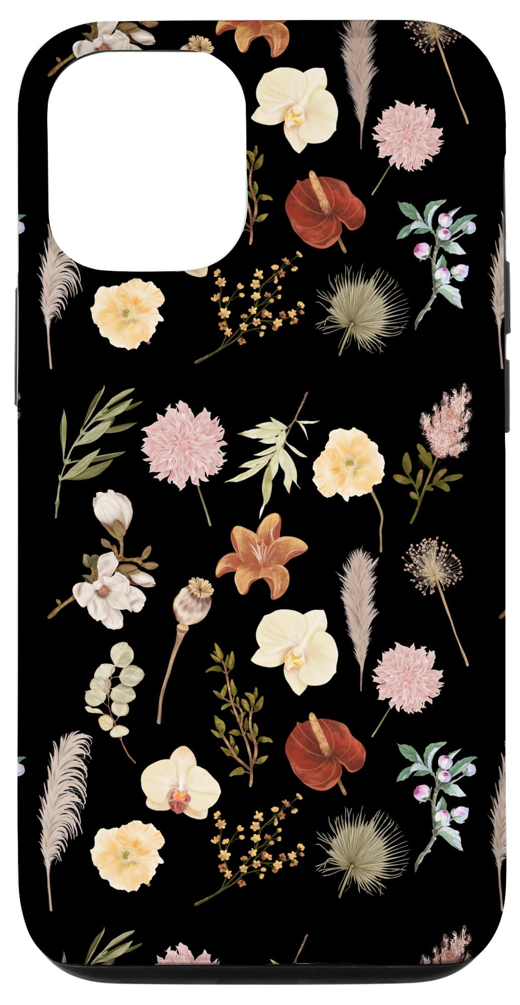 iPhone 12/12 Pro Floral Case - Wildflower Bohemian Design Protective Phone Cover for Women | Perfect Gift for Nature Lovers, Daily Use & Outdoor Adventures