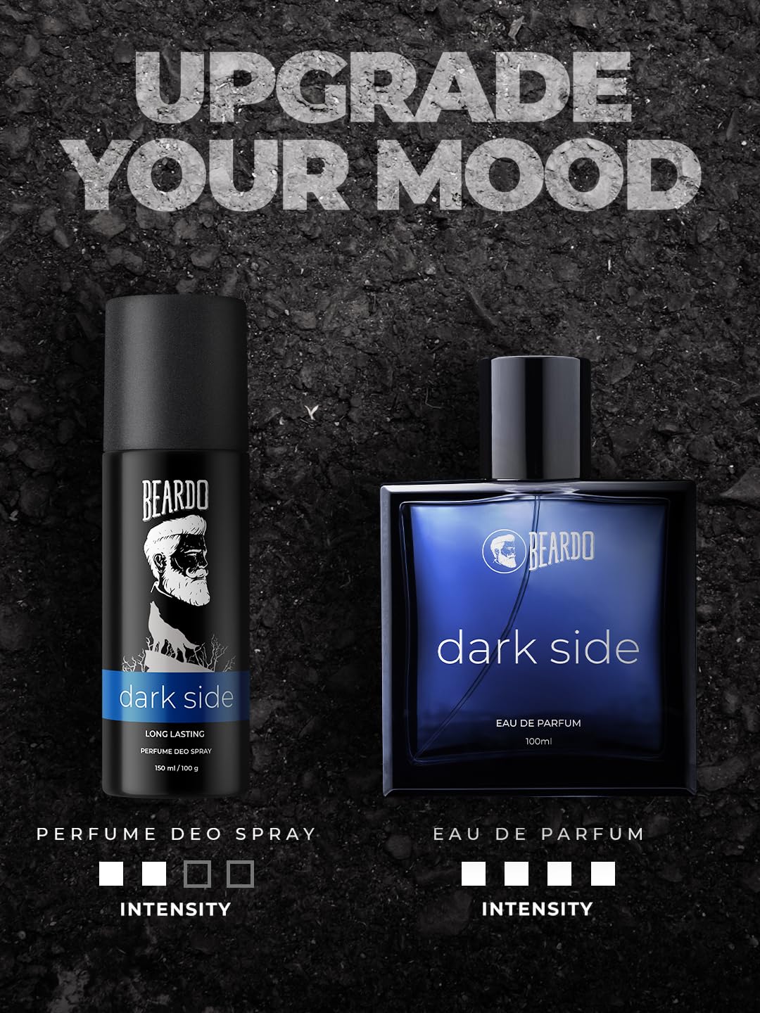 Beardo Dark Side Deo 150ml - Spicy & Woody Scented Men's Deodorant & Body Spray | Long Lasting Fragrance for Daily Use | Perfect Christmas Gift for Men, Friends & Boyfriends | Gym, Office & Date Night Essential