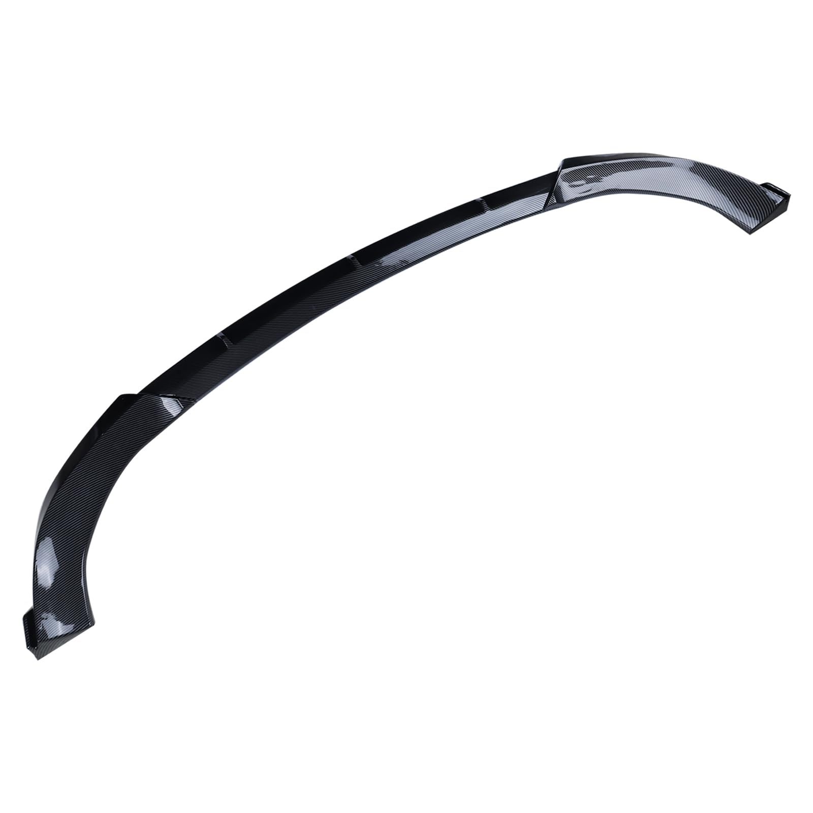 Glossy Carbon Fiber Front Bumper Lip Spoiler for 2014-2021 Jeep Grand Cherokee SRT & 2018-2021 Trackhawk - Splitter Wing Body Kit Air Dam Accessories - Perfect for Off-Roading & Car Shows