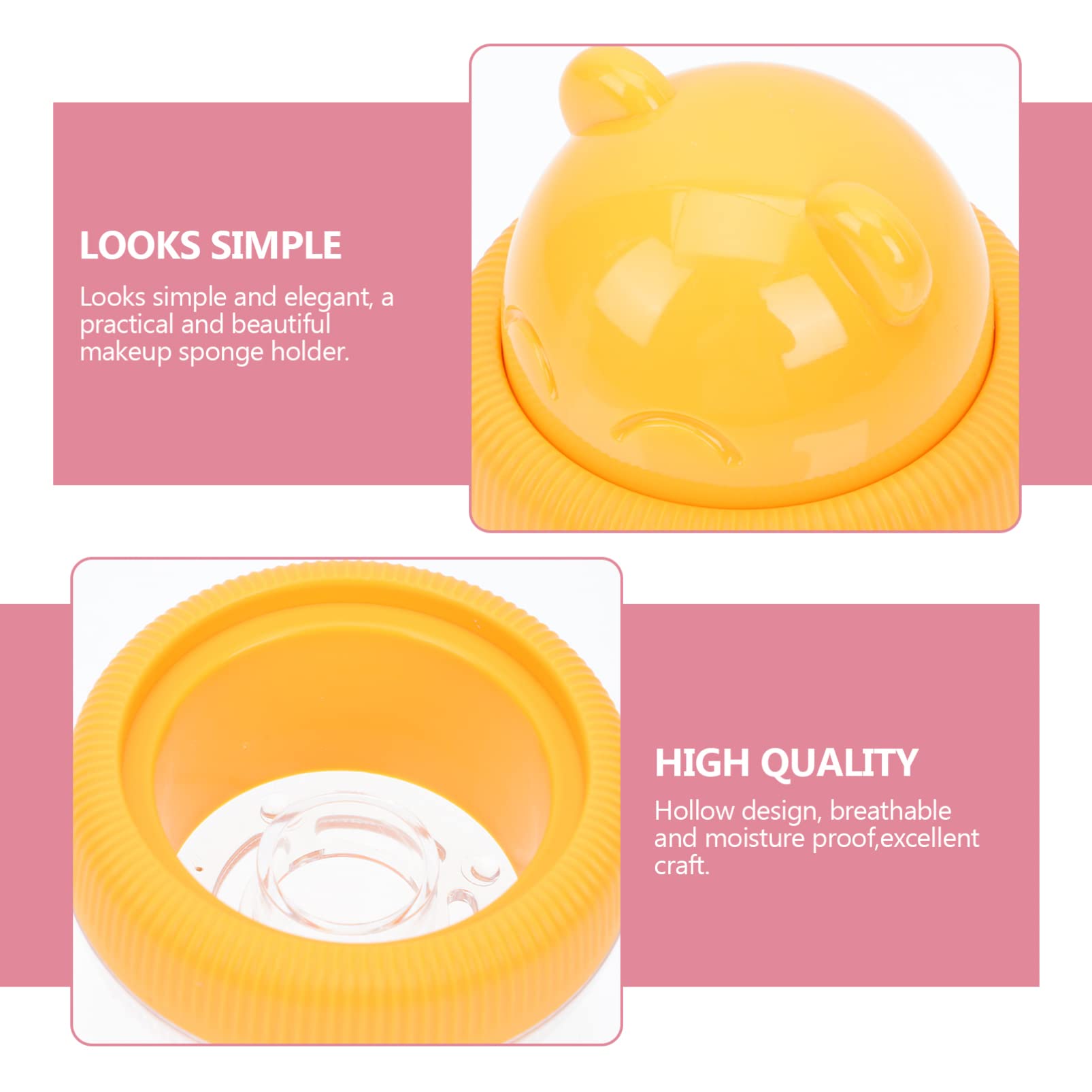 Egg-Shaped Makeup Sponge Holder & Beauty Blender Storage Box - Travel-Friendly Cosmetic Sponge Container for Powder Puffs & Makeup Accessories - Perfect for Home Vanity, Travel Makeup Kit & Salon Organization
