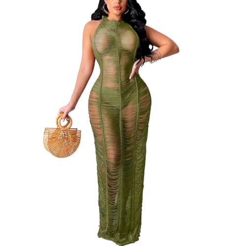 Halter Neck - Army Green