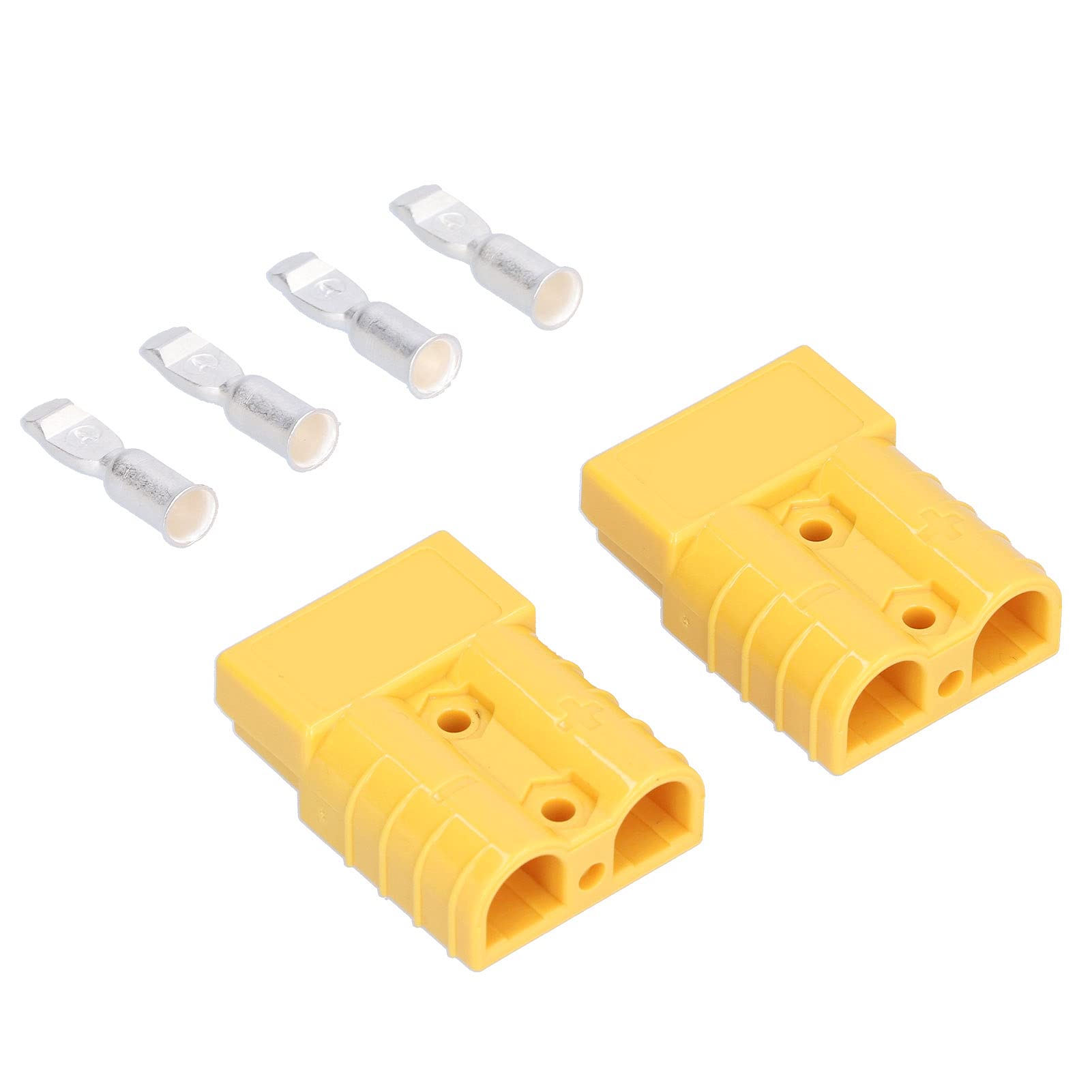 Durable 2Pcs Battery Connector Kit for Trucks & Forklifts - Jump Start & Wiring