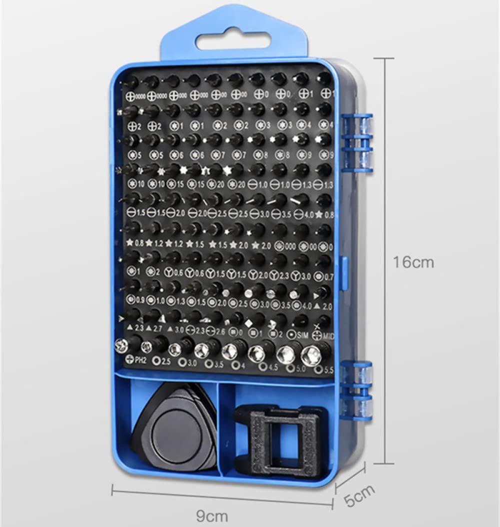 Premium 117-in-1 Magnetic Precision Screwdriver Set with Torx & Hex Bits - Professional Phone, Computer & PC Repair Tool Kit (Purple) - Perfect for Electronics Repair, DIY Projects & Home Maintenance